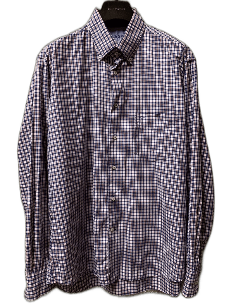 Stone Island Paul & Shark Men's Check Long Sleeve Shirt Size US XL / EU 56 / 4 - 1 Thumbnail