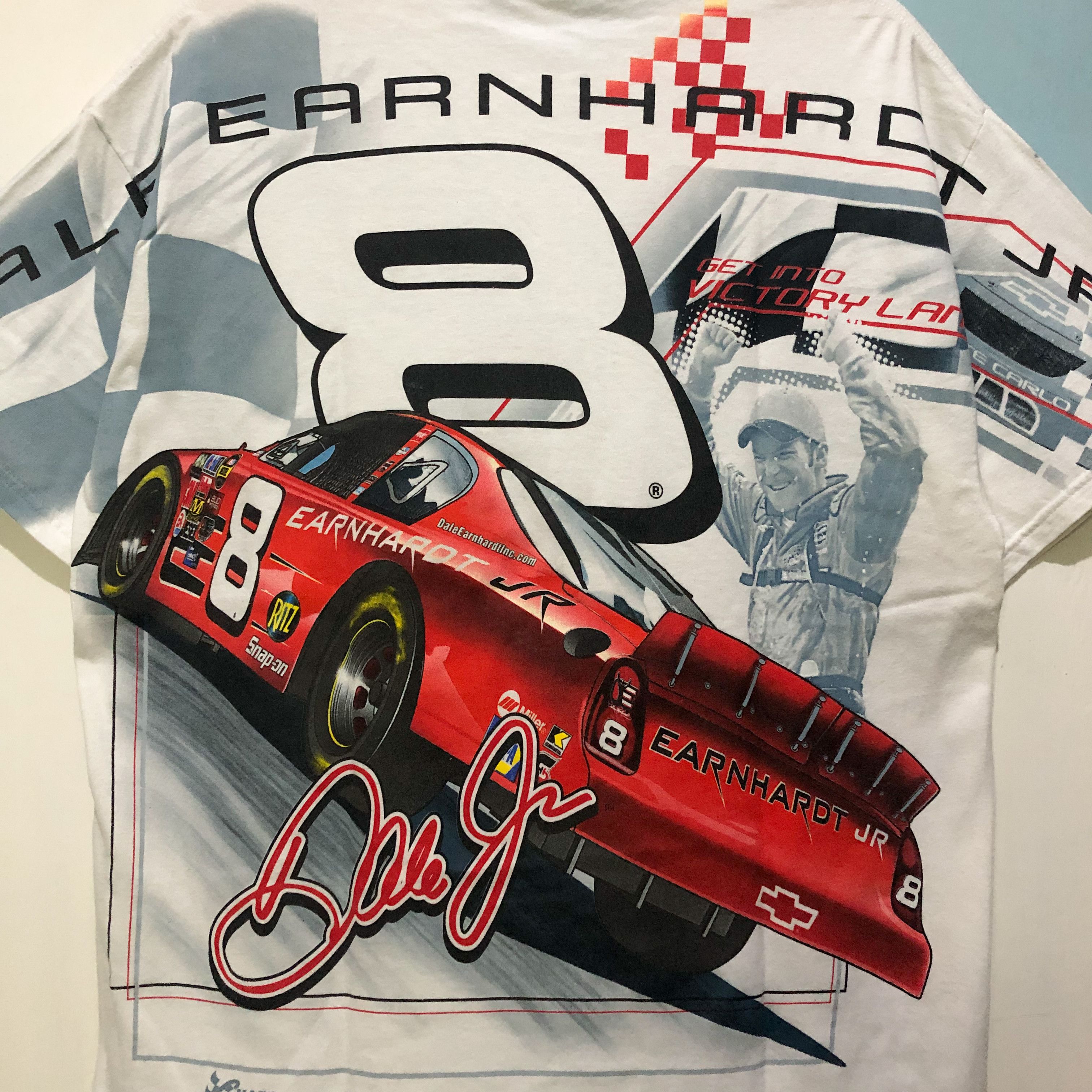 Chase Authentics Vintage Dale Earnhardt Jr All Over Print NASCAR T-Shirt Size US L / EU 52-54 / 3 - 12 Thumbnail
