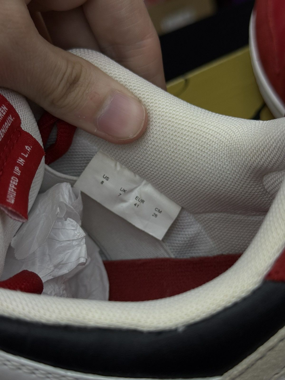 Warren Lotas Warren Lotas Red JASON Dunk Lawsuit Pair 8 Men’s Rare Size US 8 / EU 41 - 20 Thumbnail