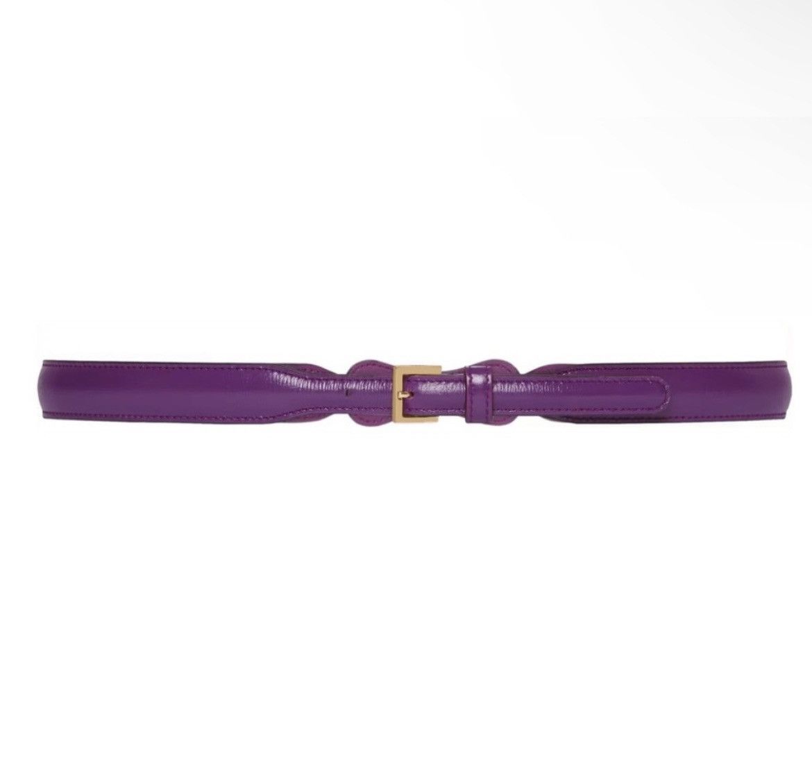 Gucci Gucci Horsebit Leather Belt Purple Size 34 - 2 Thumbnail