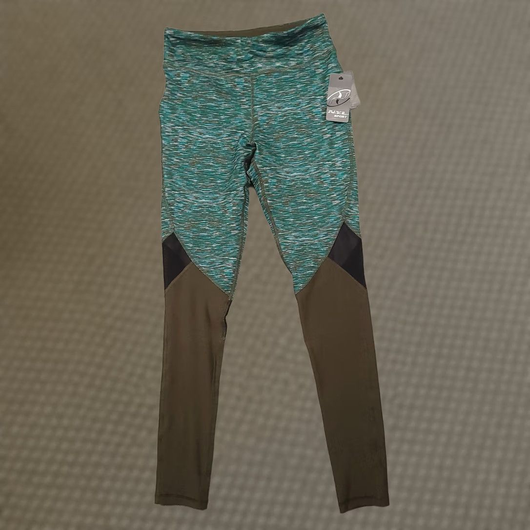 Vintage New York Laundry Athleisure Green Gym Workout Pull On Pants Womens Small Legging Size 28" / US 6 / IT 42 - 1 Thumbnail