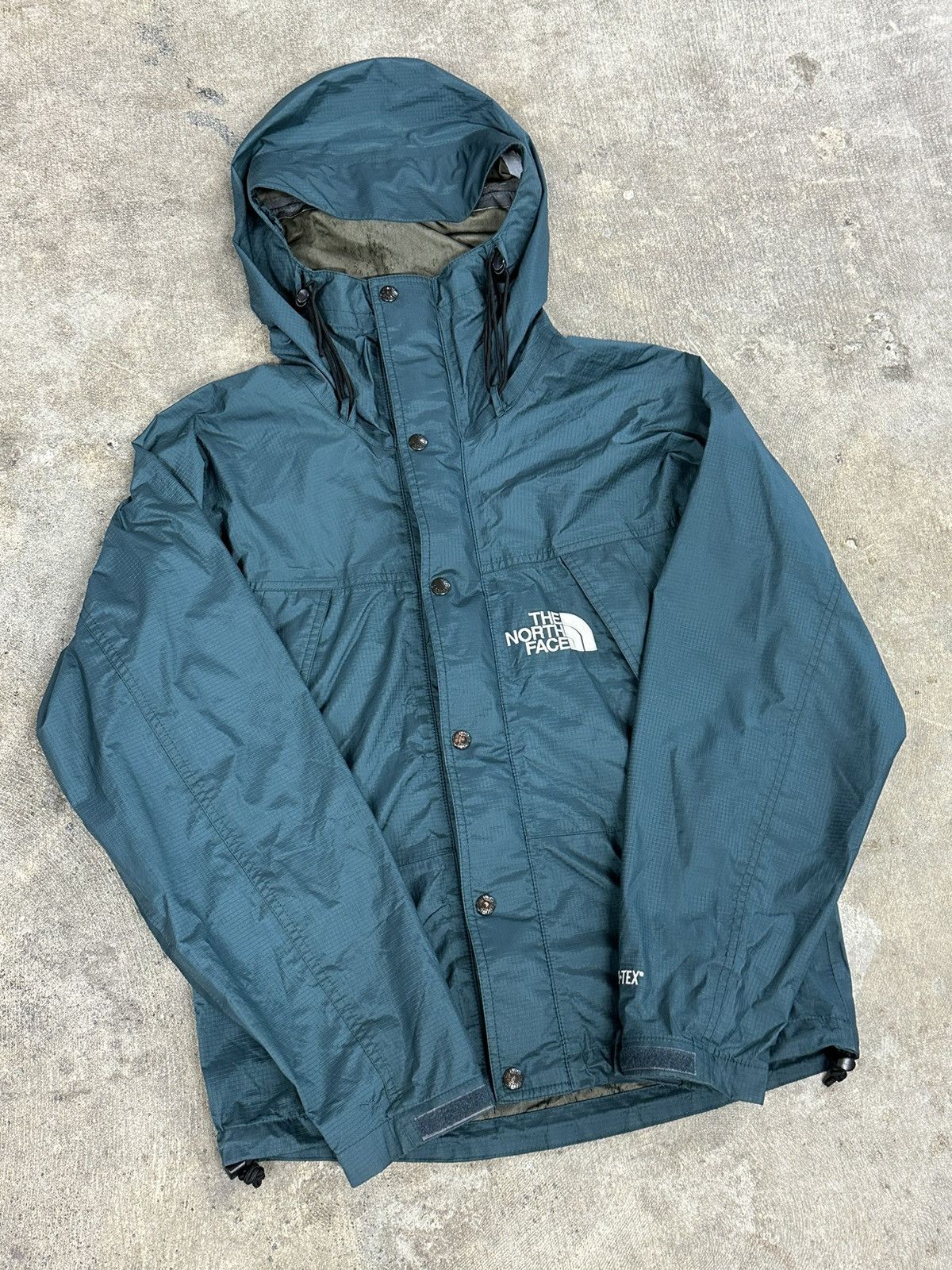 Vintage 90s The North Face Teal Gore-Tex Jacket