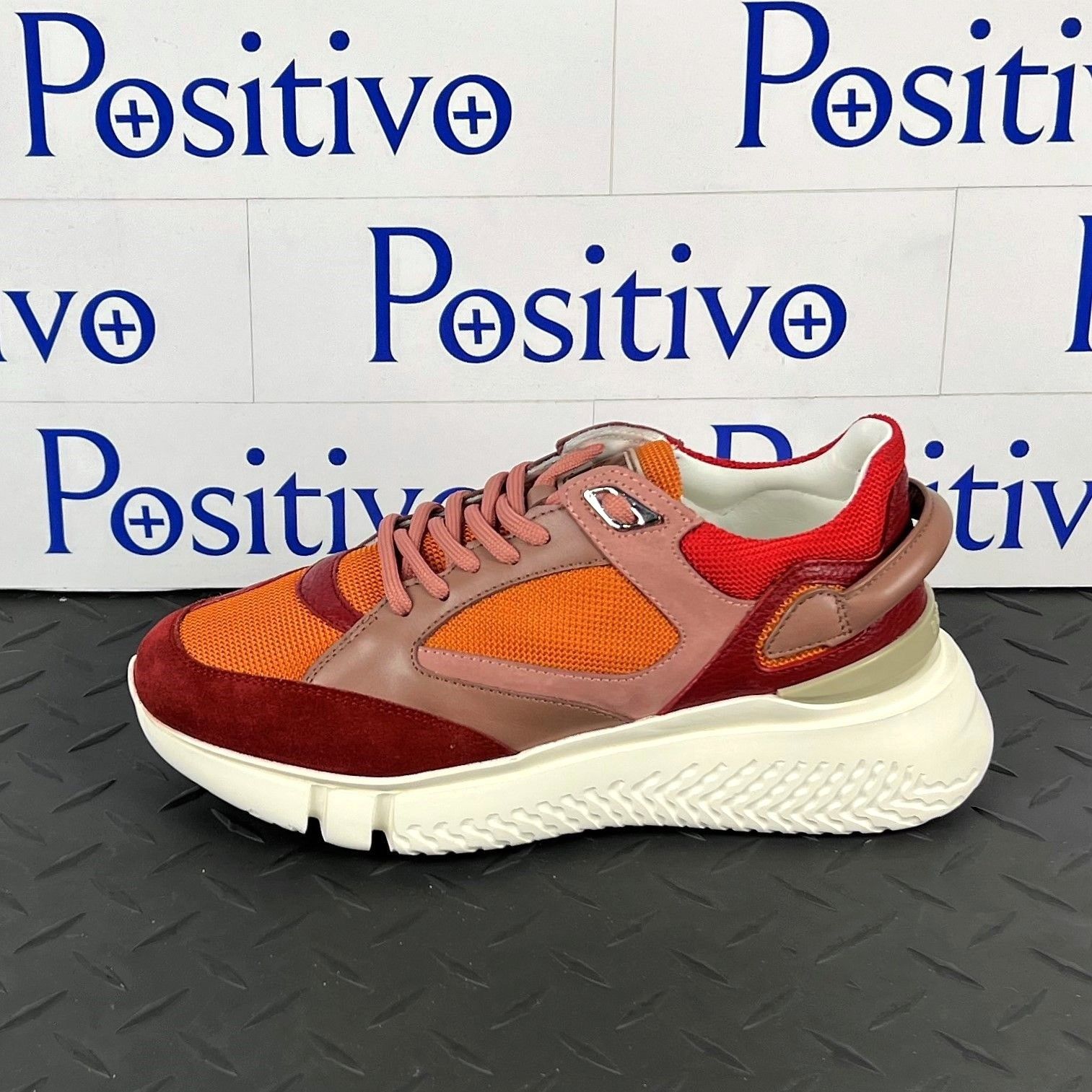 Buscemi Buscemi Veloce Scarlet/Orange Leather Sneakers US 7 SAMPLE Size US 7 / IT 37 - 1 Thumbnail