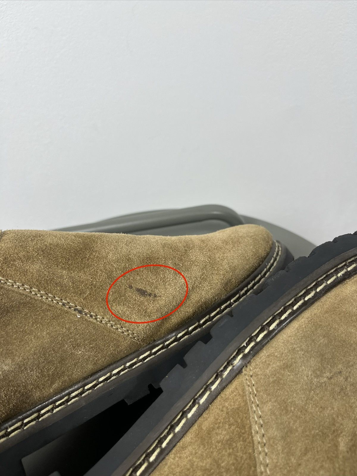 Other Alpin Suede Leather Shoes Beige Size 46 EU Chunky Sole Size US 12 / EU 45 - 11 Thumbnail