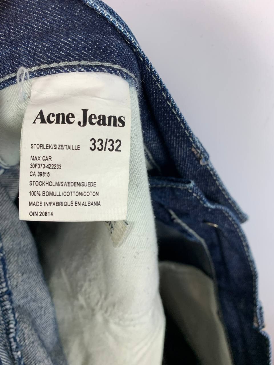 Acne Studios Acne Jeans shorts blue denim 33 Size US 33 - 10 Thumbnail