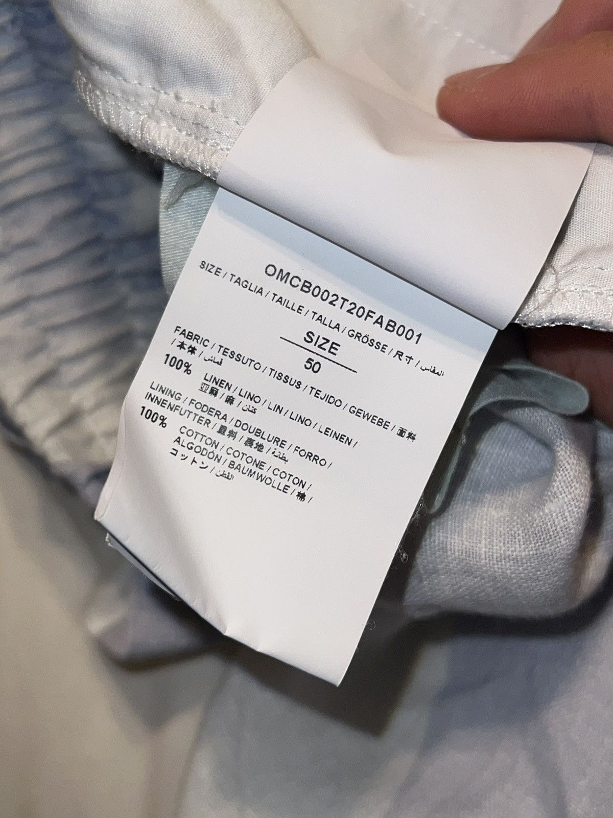 Off-White Off-White “Main Label” Pattern shorts Size US 34 / EU 50 - 8 Thumbnail