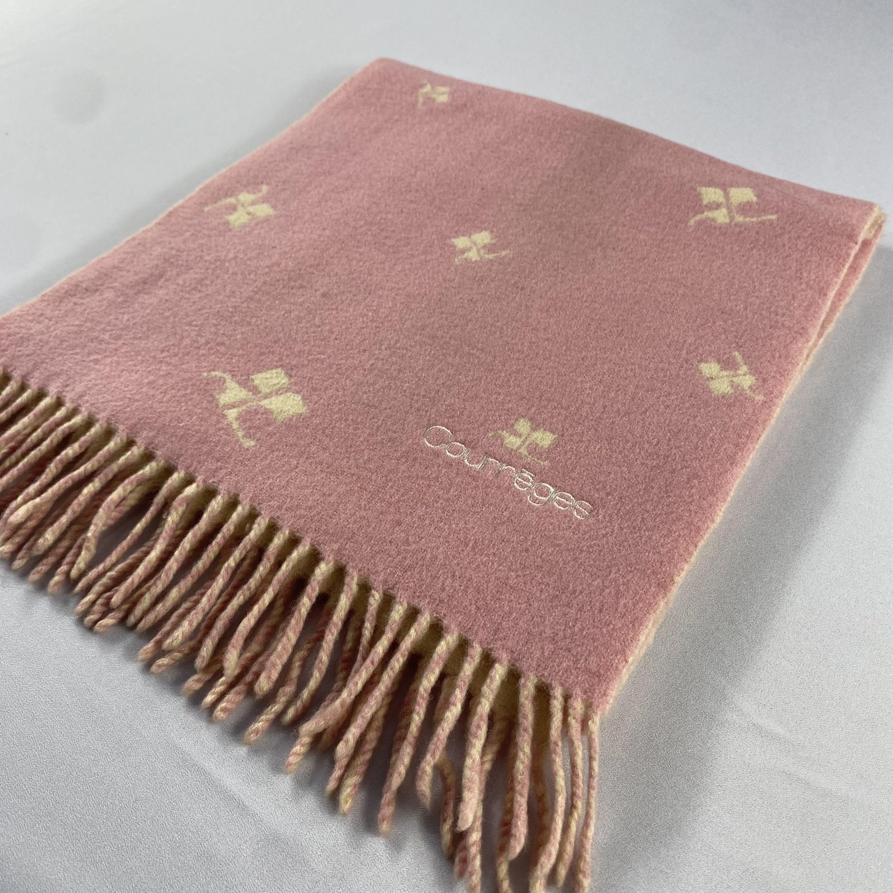 Courreges Courreges Scarf Neck Wrap Wool Muffler Size ONE SIZE - 3 Thumbnail