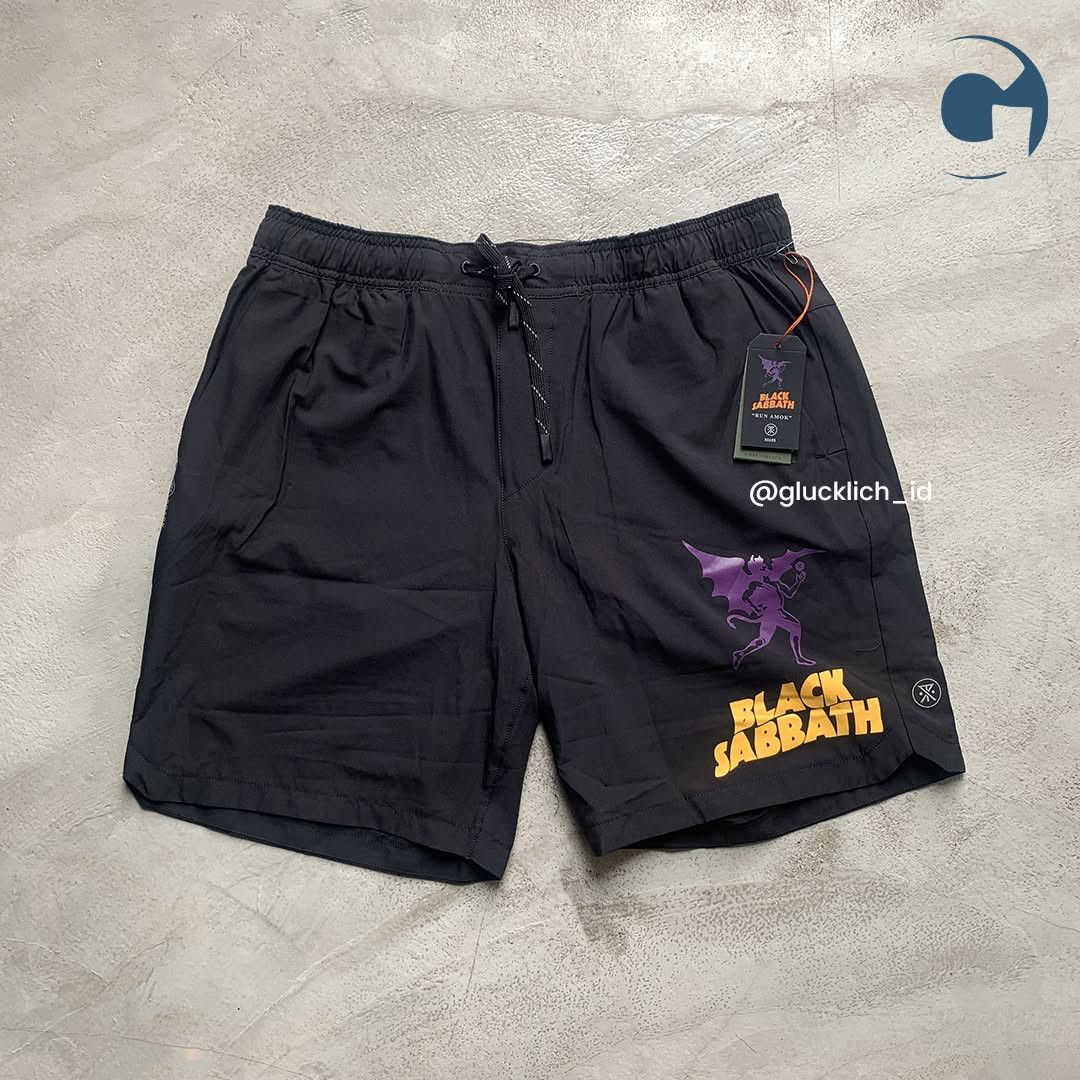 Roark Roark, Run Amok Serrano 2.0 Black Sabbath Short 8” Black Size US 28 / EU 44 - 2 Thumbnail