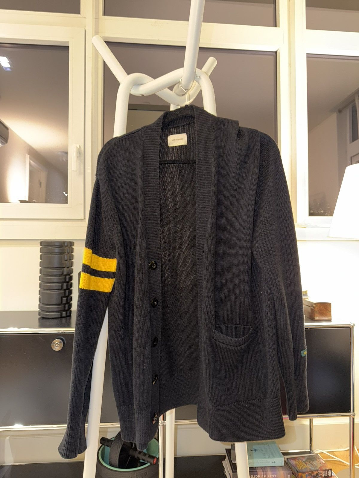 Aime Leon Dore Aime Leon Dore Black Stripe Cardigan Size US M / EU 48-50 / 2 - 1 Thumbnail