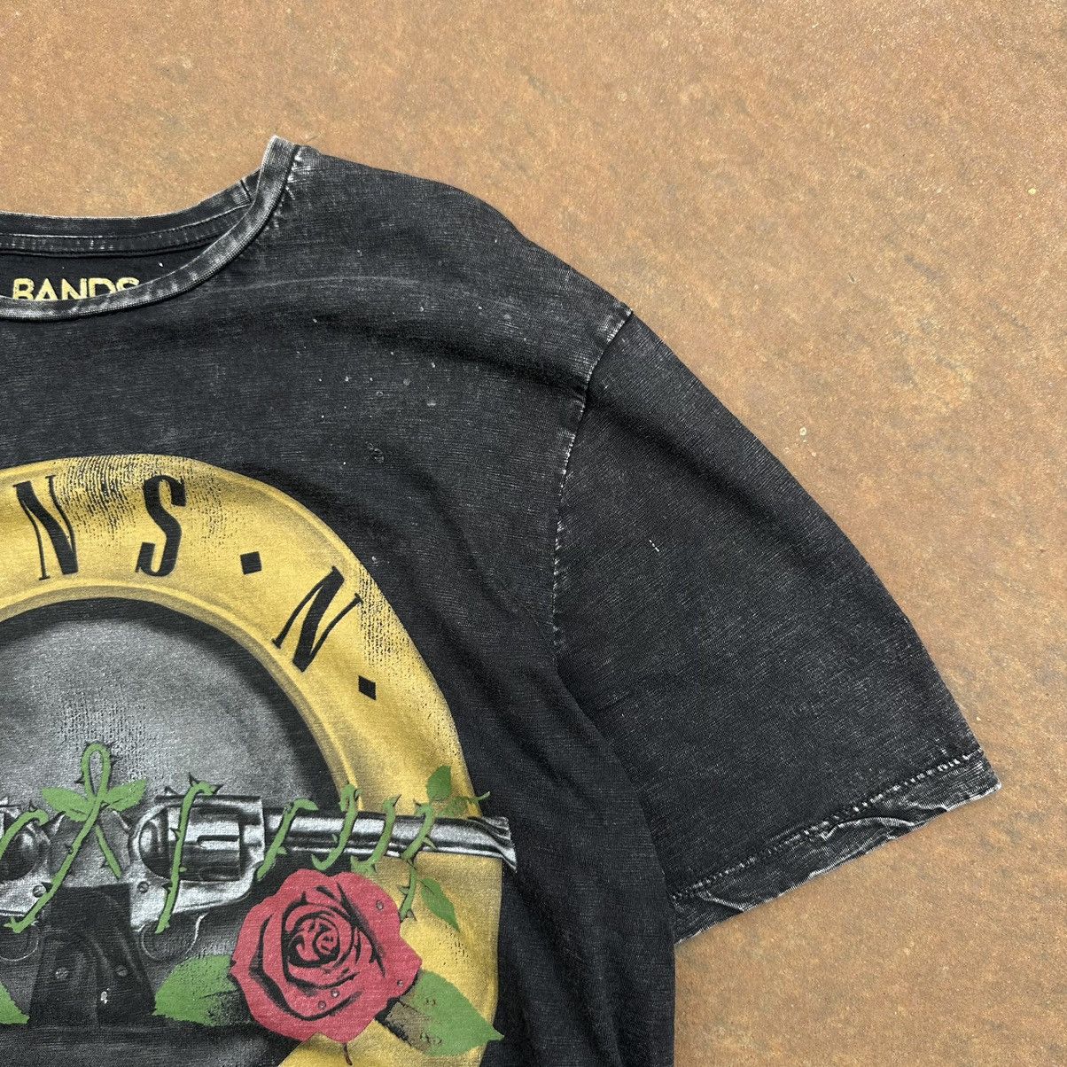 Guns N' Roses × Vintage Vintage Guns N Roses T-shirts Big Logo Rock Band Tee 90s Y2k Size US L / EU 52-54 / 3 - 4 Thumbnail
