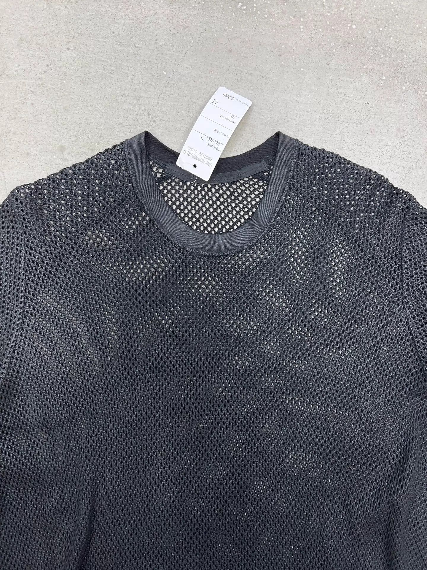 Julius Julius_7 Early Fishnet Waxed Short Sleeve T-Shirt M Size US M / EU 48-50 / 2 - 2 Thumbnail