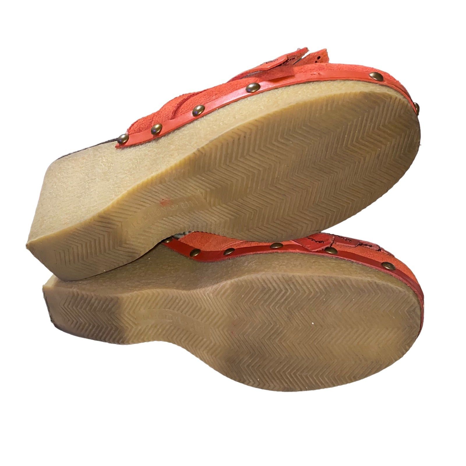 Tommy Hilfiger Tommy Girl Chunky y2k western mule clogs leather upper sz 8 Size US 8 / IT 38 - 4 Thumbnail