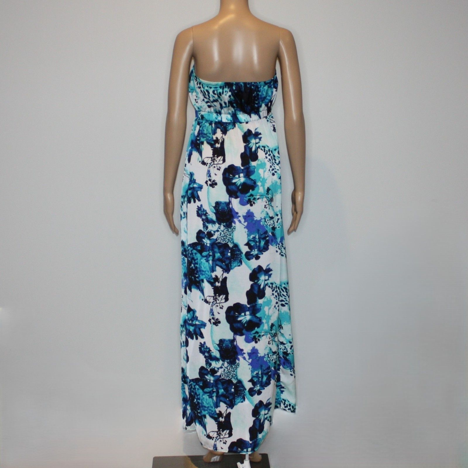 Other Chic by Jacob Floral Maxi Dress in Blue Colors size M NWOT Size M / US 6-8 / IT 42-44 - 3 Thumbnail