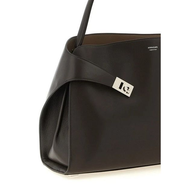 Salvatore Ferragamo FERRAGAMO Hug Soft Testa Di Moro Large Shoulder Bag New & Au Size ONE SIZE - 3 Thumbnail