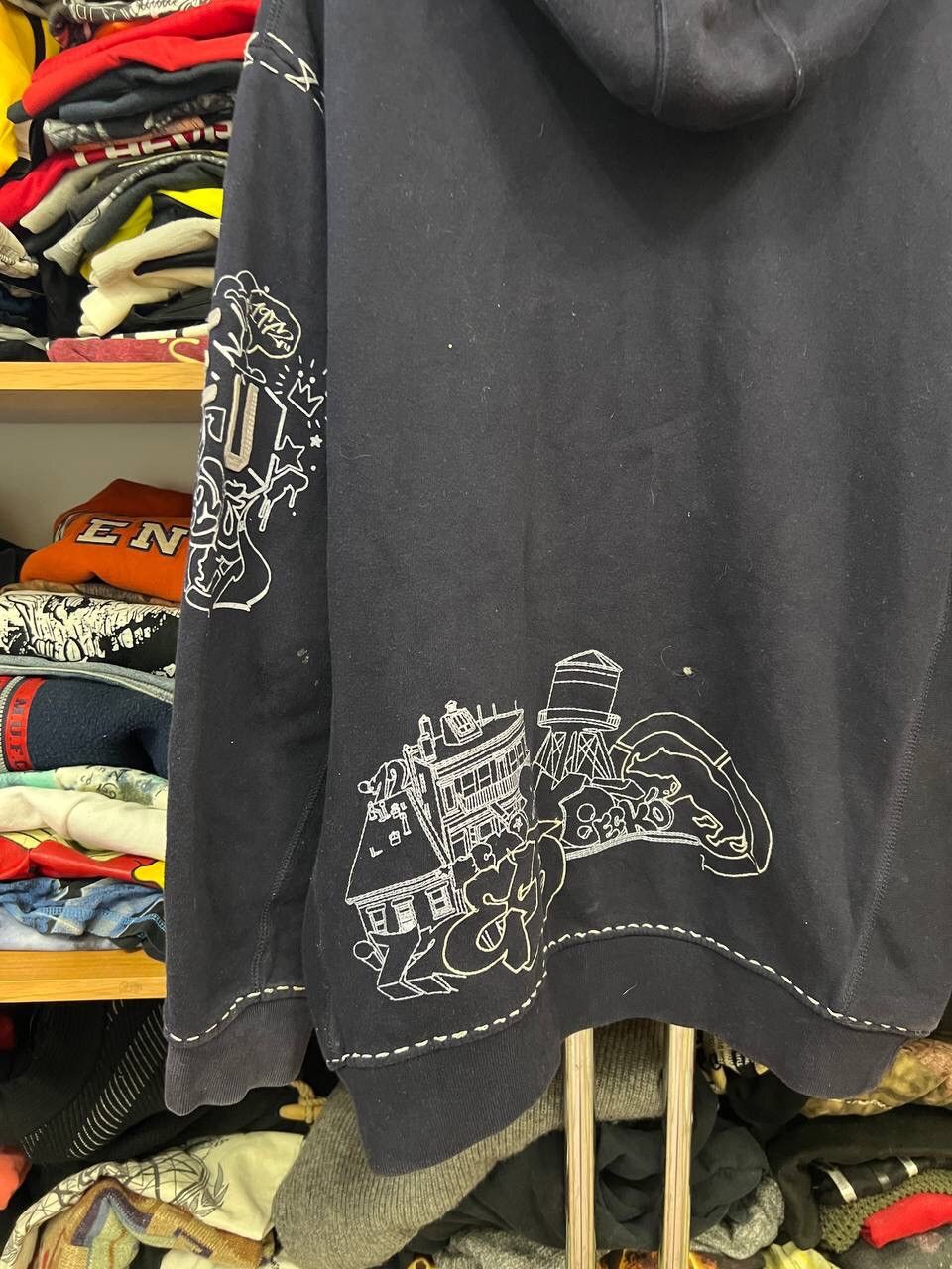 Ecko Unltd. × Japanese Brand Crazy Y2K Ecko Unltd. Zip-Up Hoodie Size US L / EU 52-54 / 3 - 11 Thumbnail
