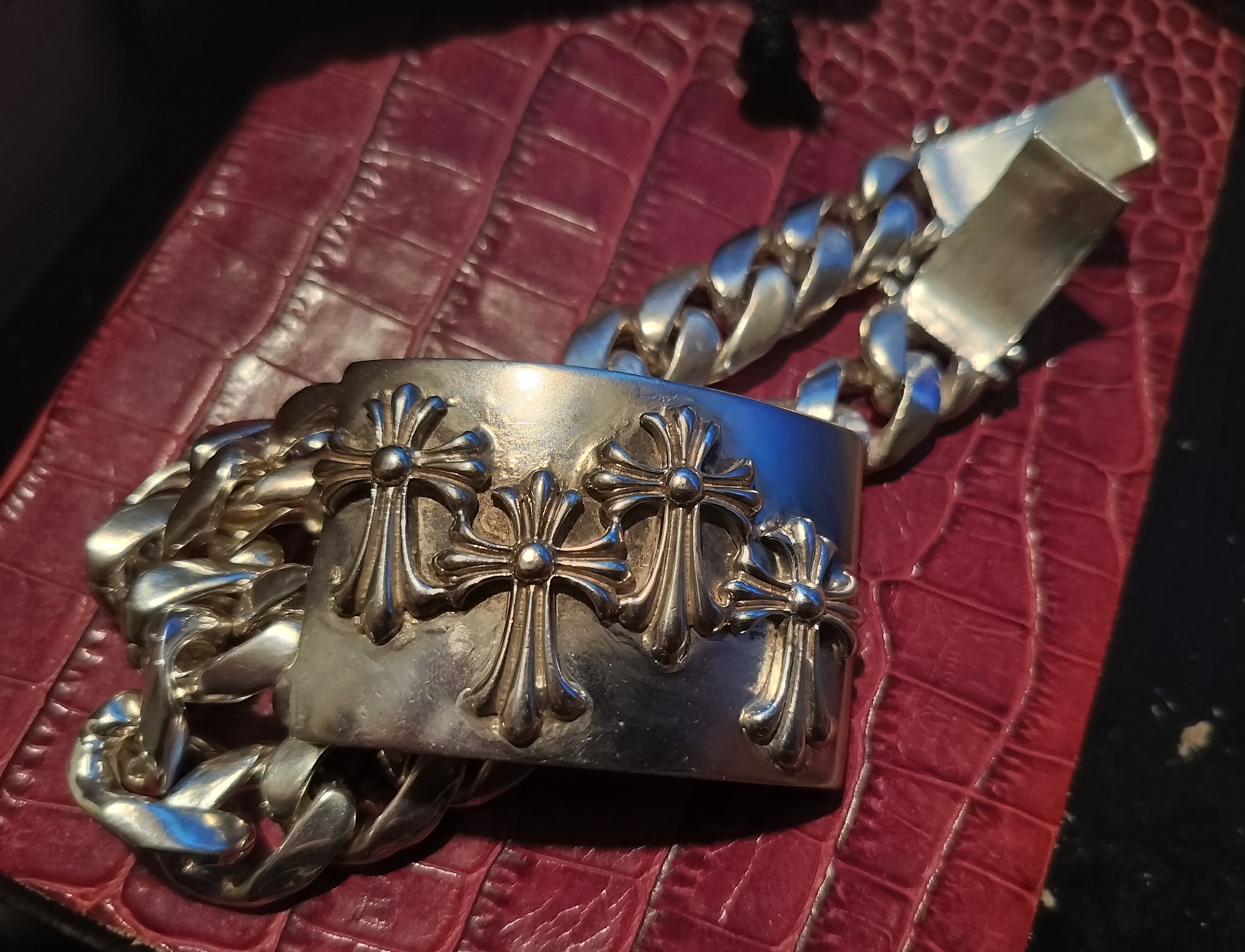 A&G Rock AMAL GUESSOUS A&G VTG STERLING BRACELET. Size ONE SIZE - 1 Thumbnail