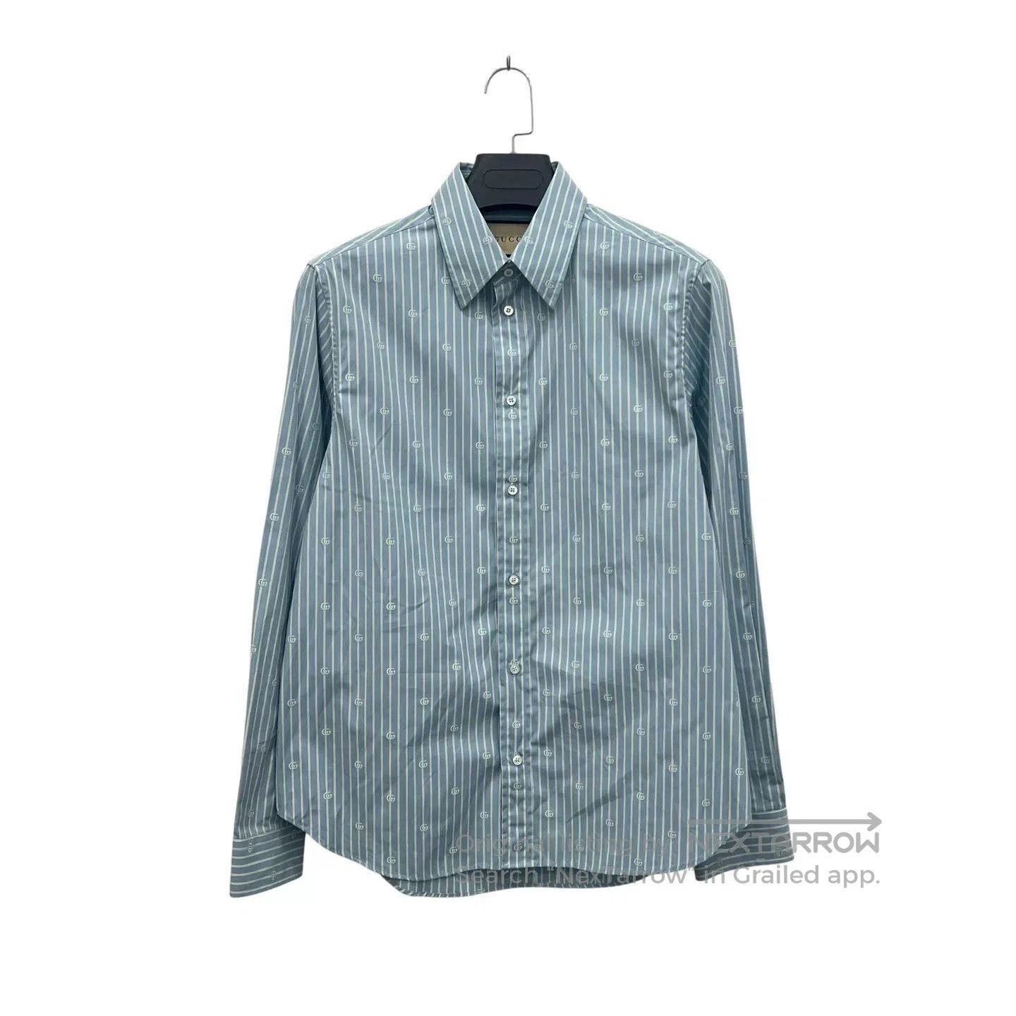 Gucci Gucci Blue Logo Striped Long. Size US S / EU 44-46 / 1 - 1 Thumbnail