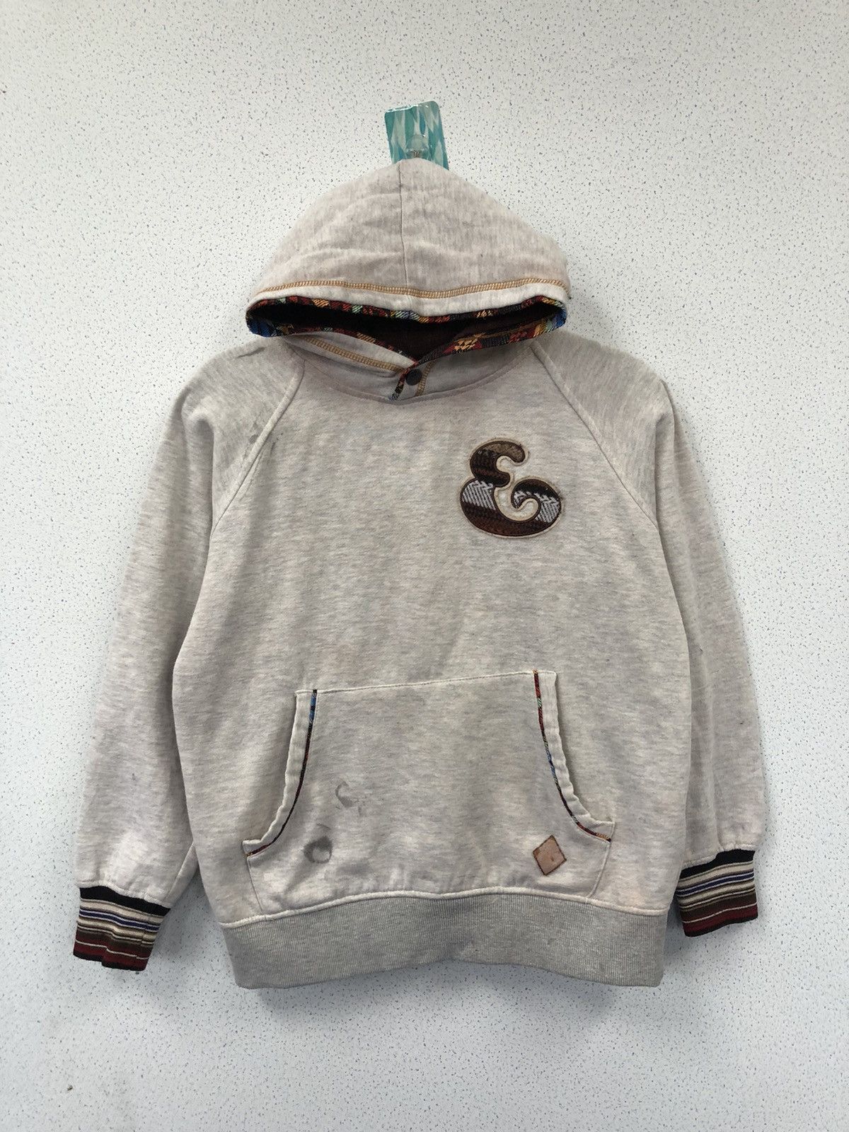 Japanese Brand ILLS Distressed Hoodie Size M / US 6-8 / IT 42-44 - 1 Thumbnail