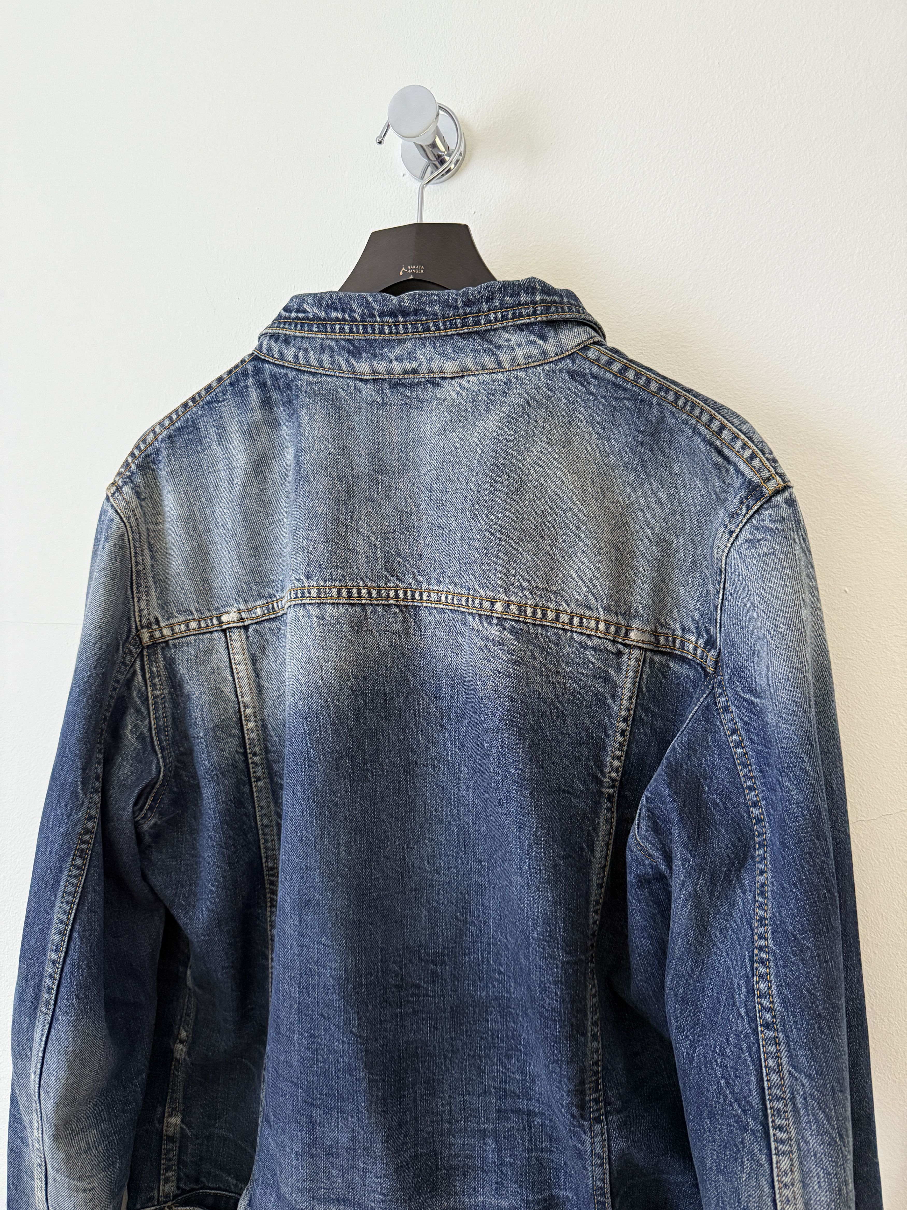 Nudie Jeans Faded Denim Jean Jacket Size US XXL / EU 58 / 5 - 10 Thumbnail