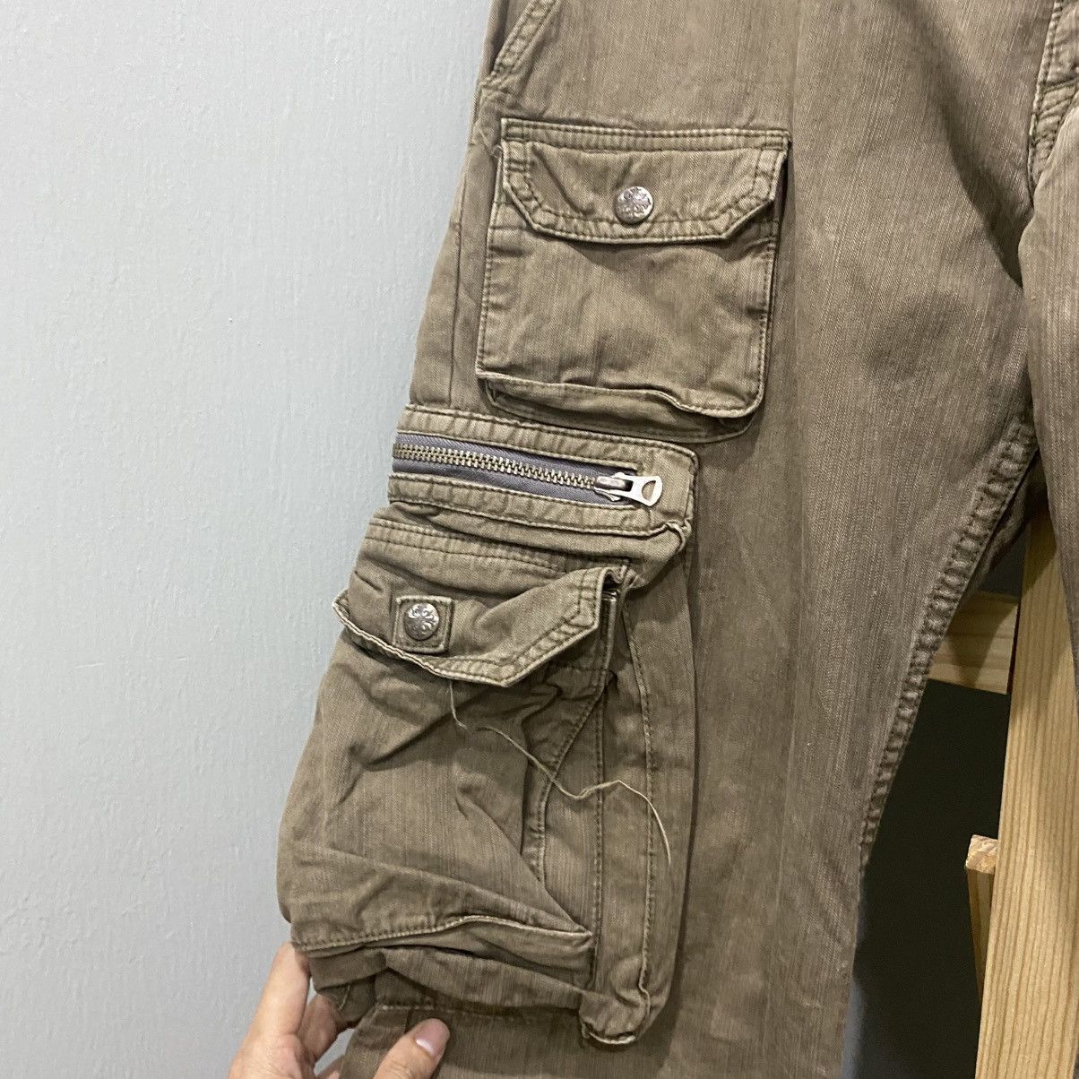 If Six Was Nine Bondage Style Surplus Multipocket Cargo Flared Pants Size US 32 / EU 48 - 11 Thumbnail