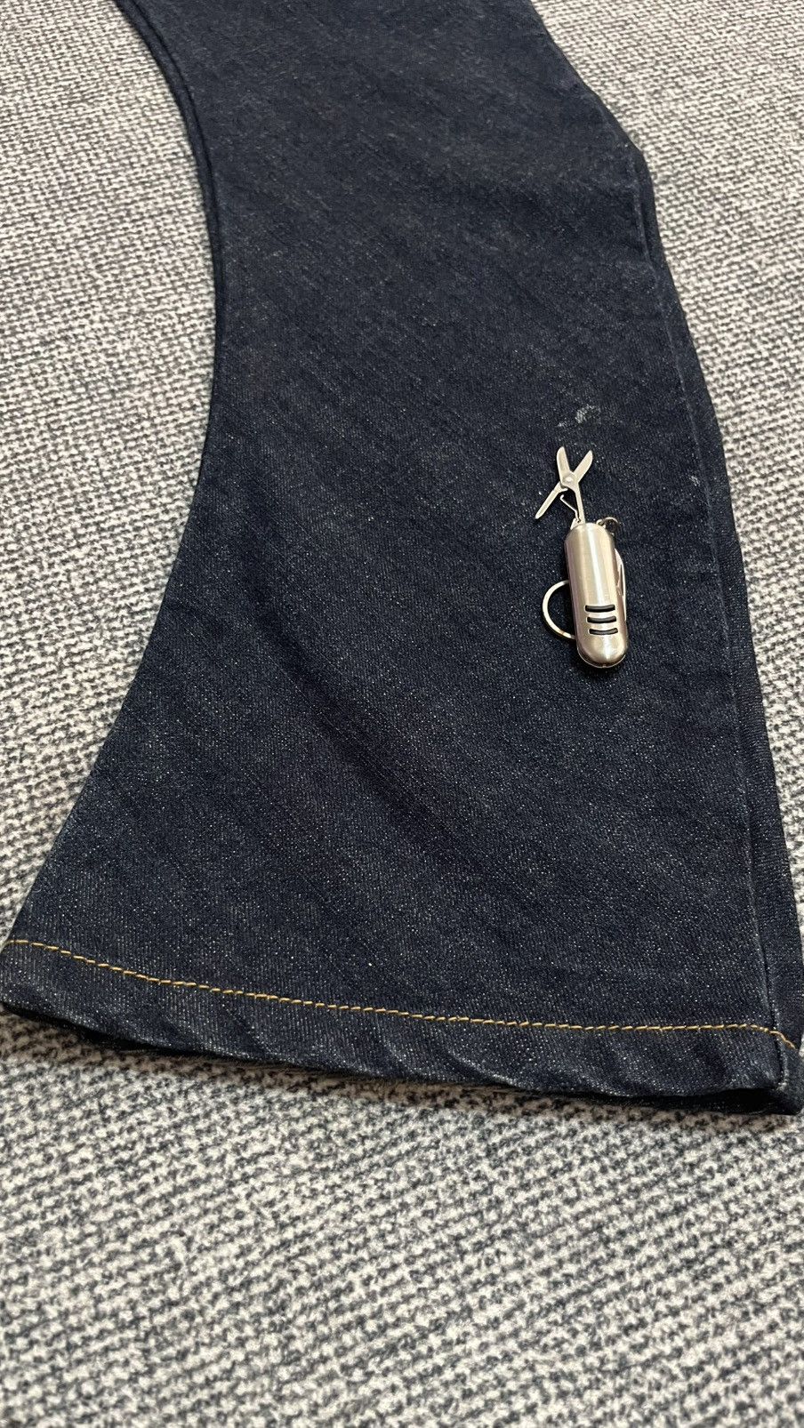 If Six Was Nine Vintage Diabrock Banana Flare jeans size 34 x 31 inches Size US 34 / EU 50 - 15 Thumbnail