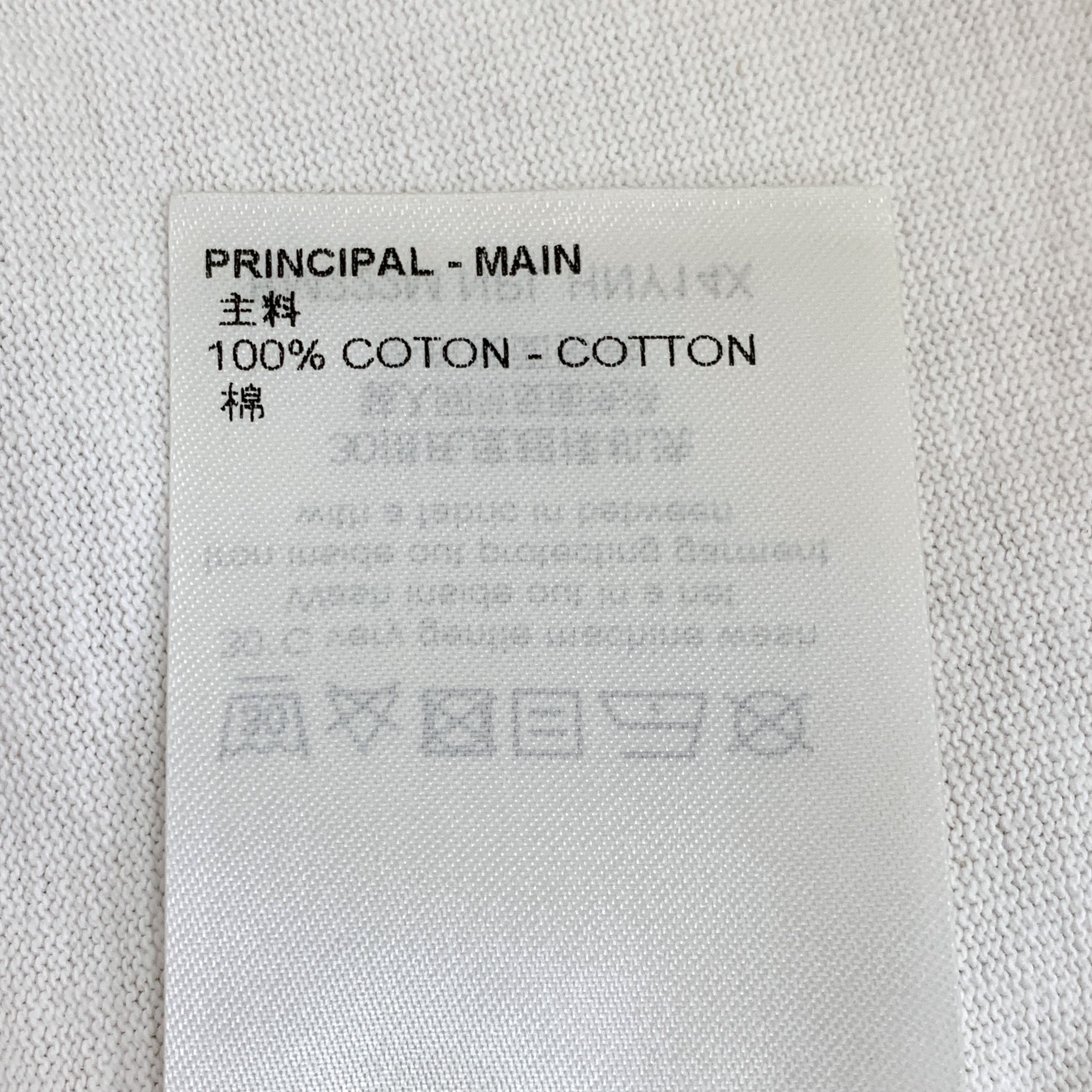 Louis Vuitton Louis Vuitton Tee – White Embroidered Logo Cotton (Size XXL) Size US XXL / EU 58 / 5 - 3 Thumbnail