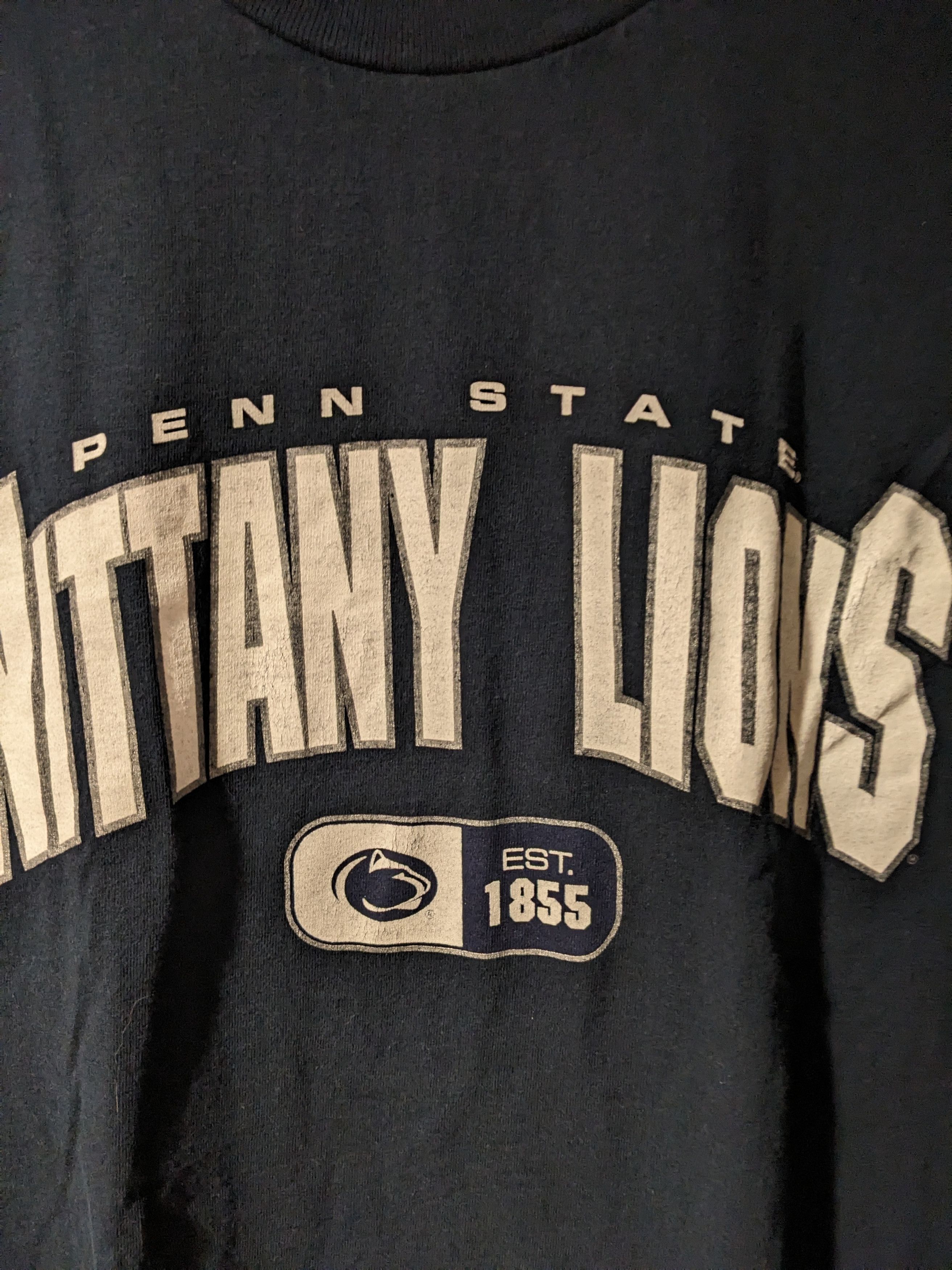 NCAA Vintage Y2K Penn State Nittany Lion College Long Sleeve Size US XL / EU 56 / 4 - 2 Thumbnail