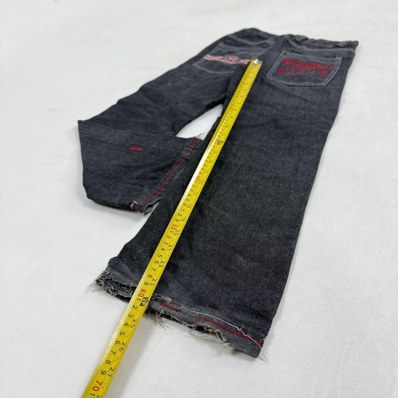 Coogi × JNCO × Vintage Vintage y2k archive faded black rare coogi skater baggy jean Size US 26 / EU 42 - 3 Thumbnail