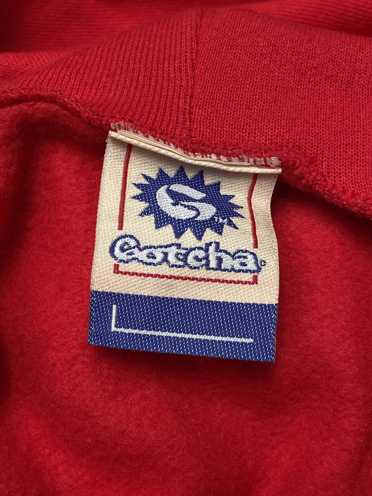 Vintage Vintage Brand Gotcha Made In Usa Hoodie Sweatshirt 1990s Size US L / EU 52-54 / 3 - 8 Thumbnail