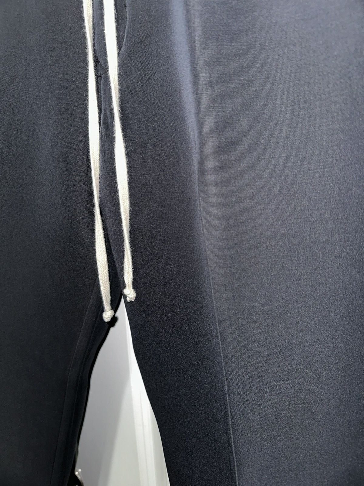 Rick Owens Wool Strobe Drawstring Long Slim Dress Pant Size US 32 / EU 48 - 2 Thumbnail