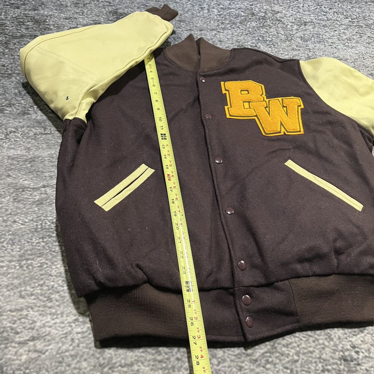 Vintage VINTAGE BALDWIN WALLACE LEATHER VARSITY JACKET SIZE MEDIUM Size US M / EU 48-50 / 2 - 10 Thumbnail