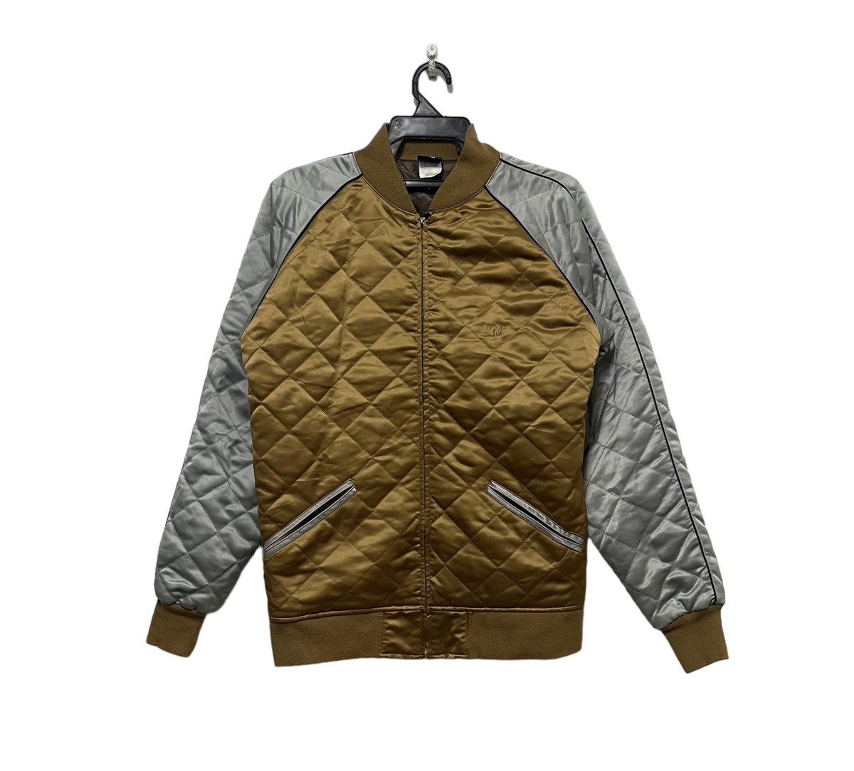 Hang Ten × Japanese Brand Hang ten quilted gold silver bomber jacket Size US M / EU 48-50 / 2 - 1 Thumbnail