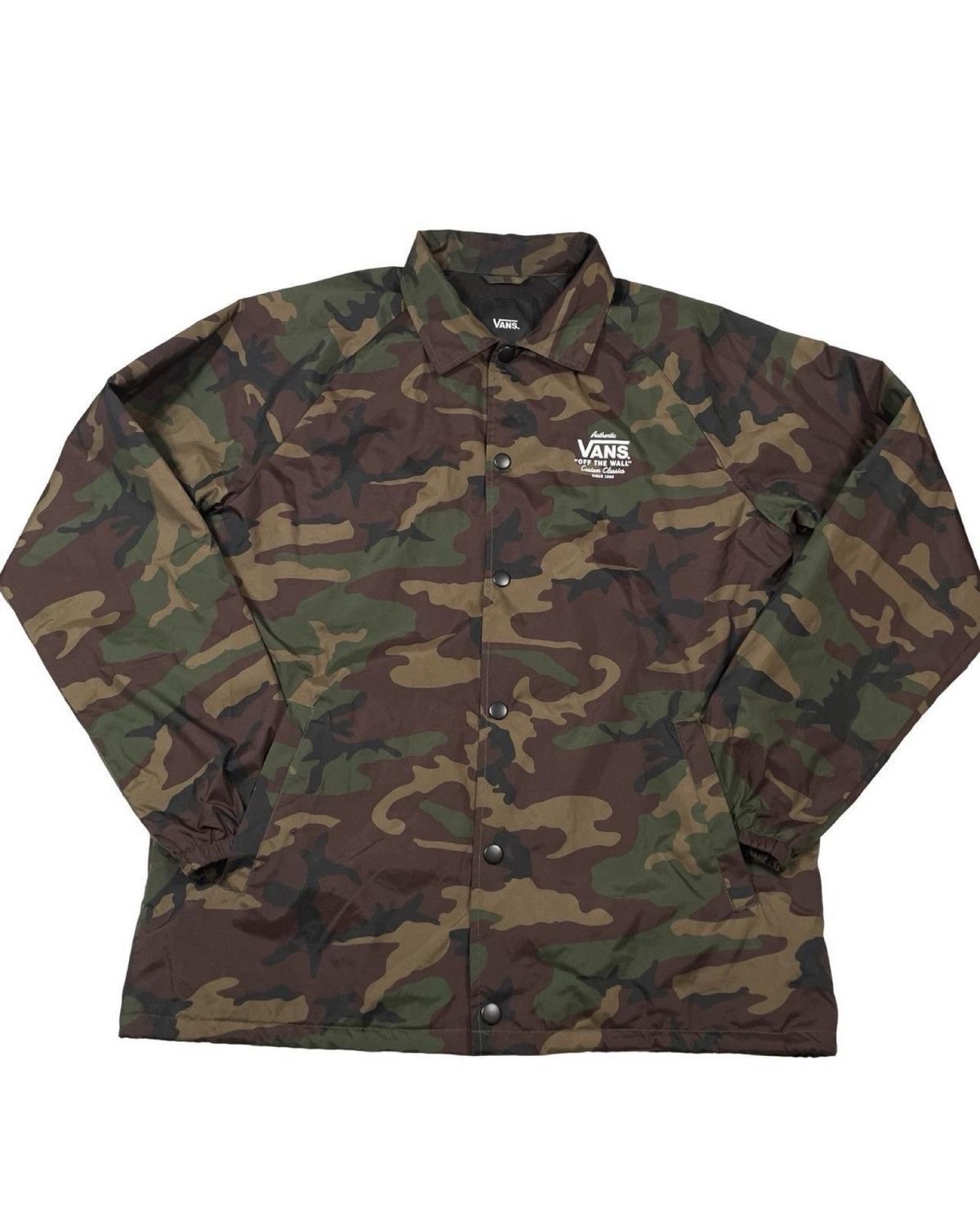 Camo vans jacket on sale