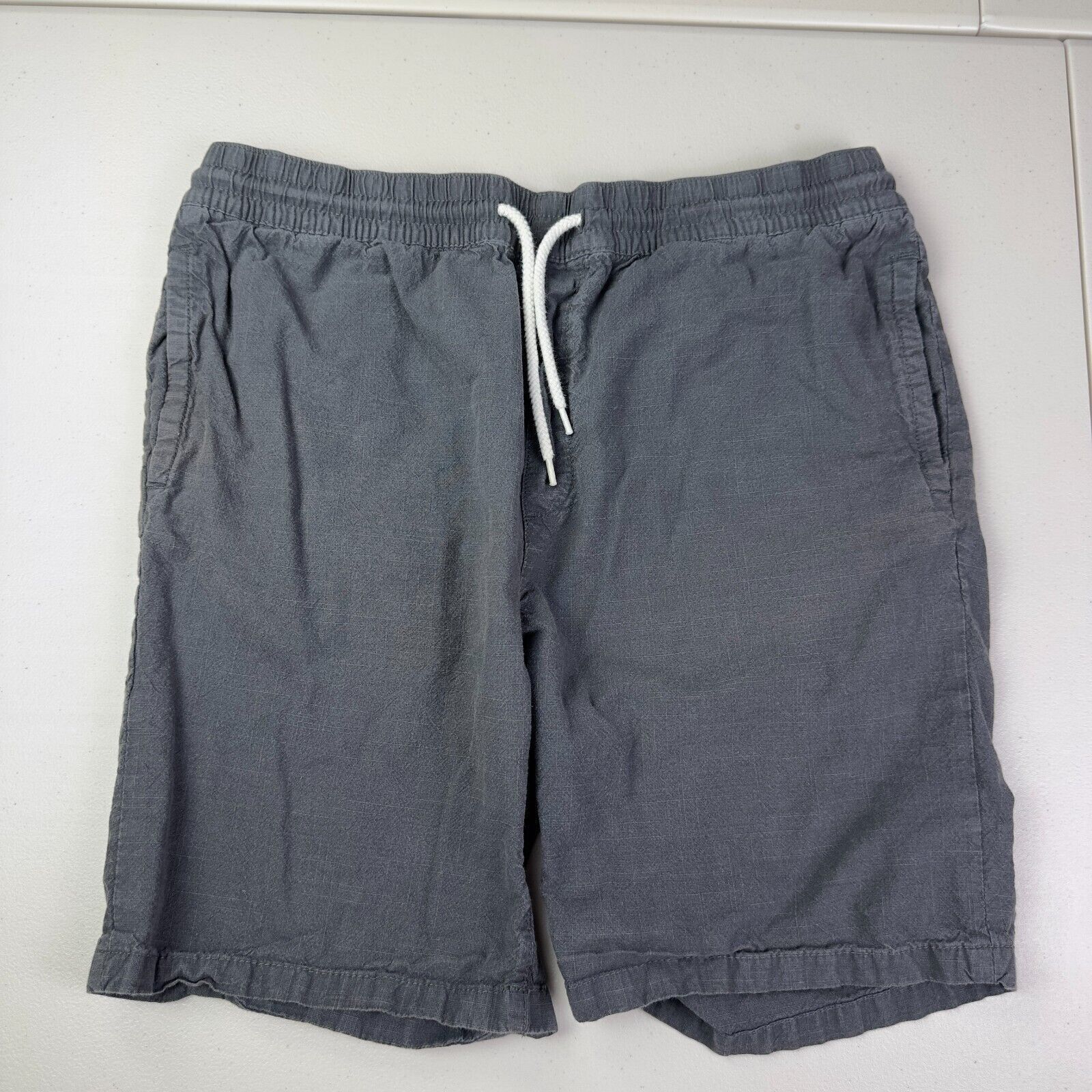 H&M H&M LOGG Mens Gray Drawstring Pull On Shorts Men Size Large Size US 32 / EU 48 - 1 Thumbnail