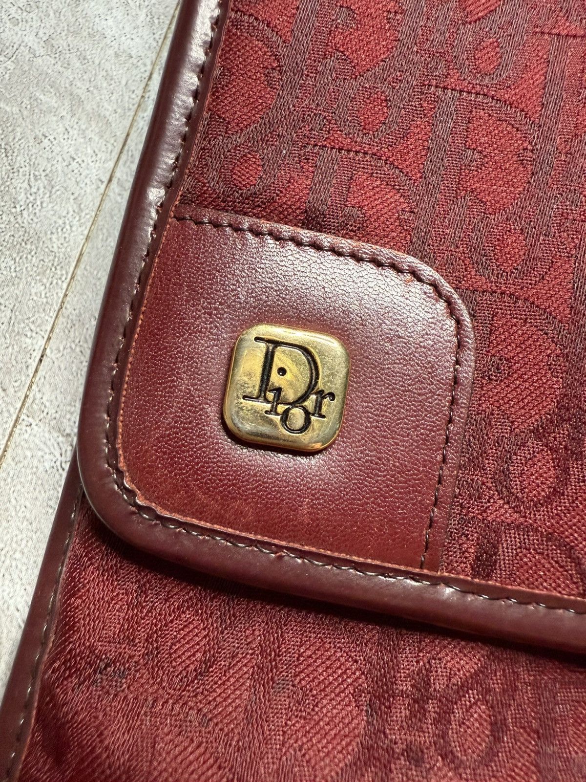 Dior Vintage Dior Monogram Chain Crossbody Bag Size ONE SIZE - 5 Thumbnail