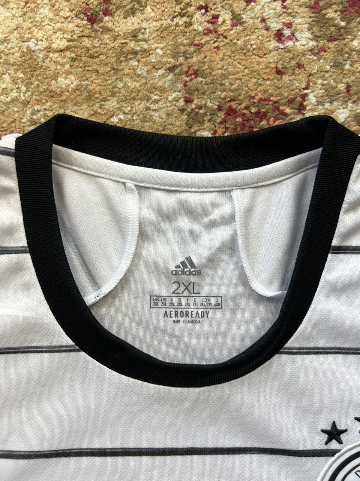 Adidas × Vintage ⚽️ 90’s ADIDAS RETRO AEROREADY GERMANY FOOTBALL Y2K TEE Size US XL / EU 56 / 4 - 4 Thumbnail