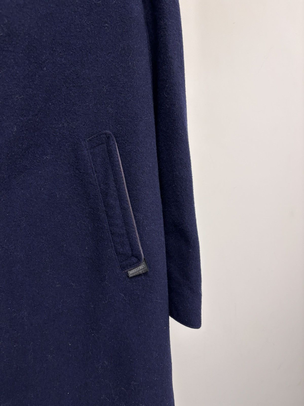 Other Vintage Lodenfrey Men’s Navy Blue Wool Long Coat Overcoat Size US M / EU 48-50 / 2 - 6 Thumbnail