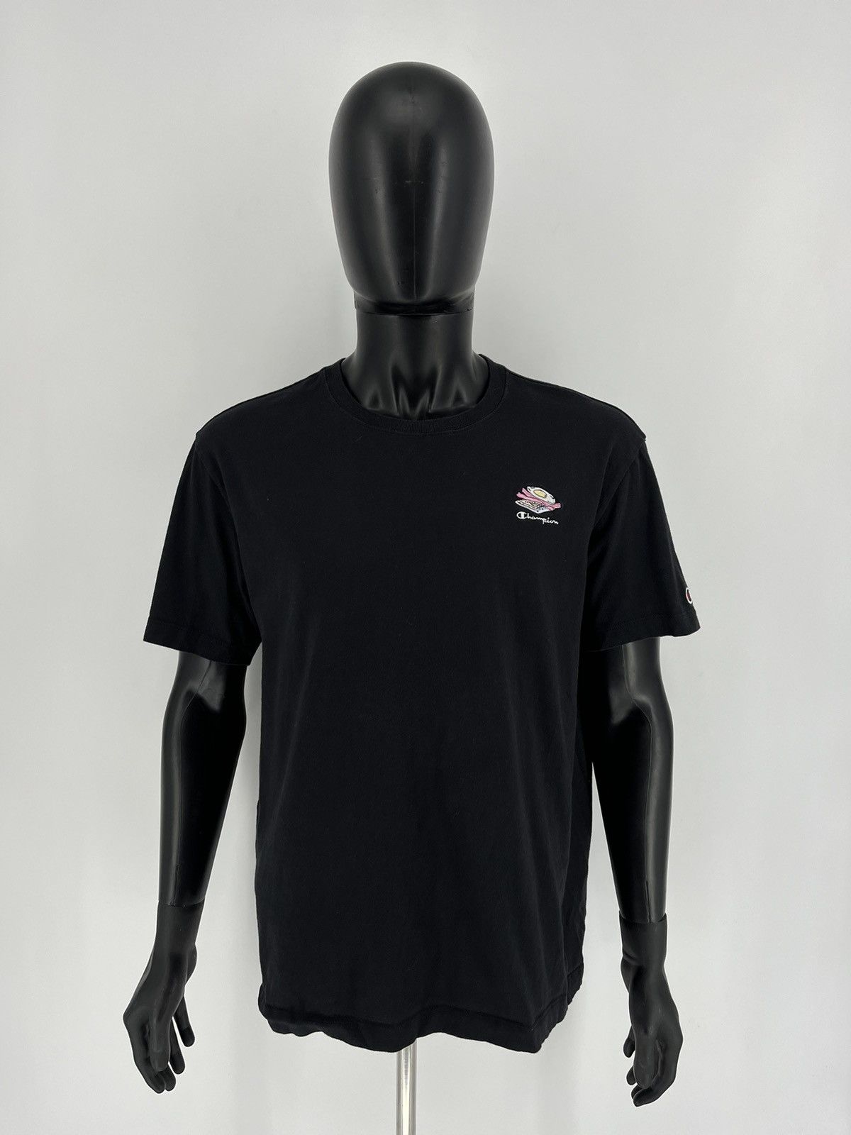 Champion Vintage Y2K Champion Humor Logo Streetwear T- Shirt Size US XL / EU 56 / 4 - 2 Thumbnail