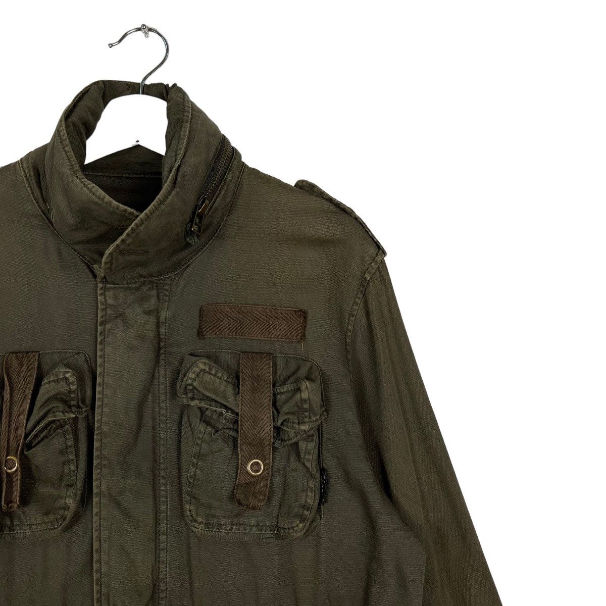 Designer × Japanese Brand 🔥 OTARIE CARGO UTILITY MILITARY STYLE JACKET Size US M / EU 48-50 / 2 - 6 Thumbnail