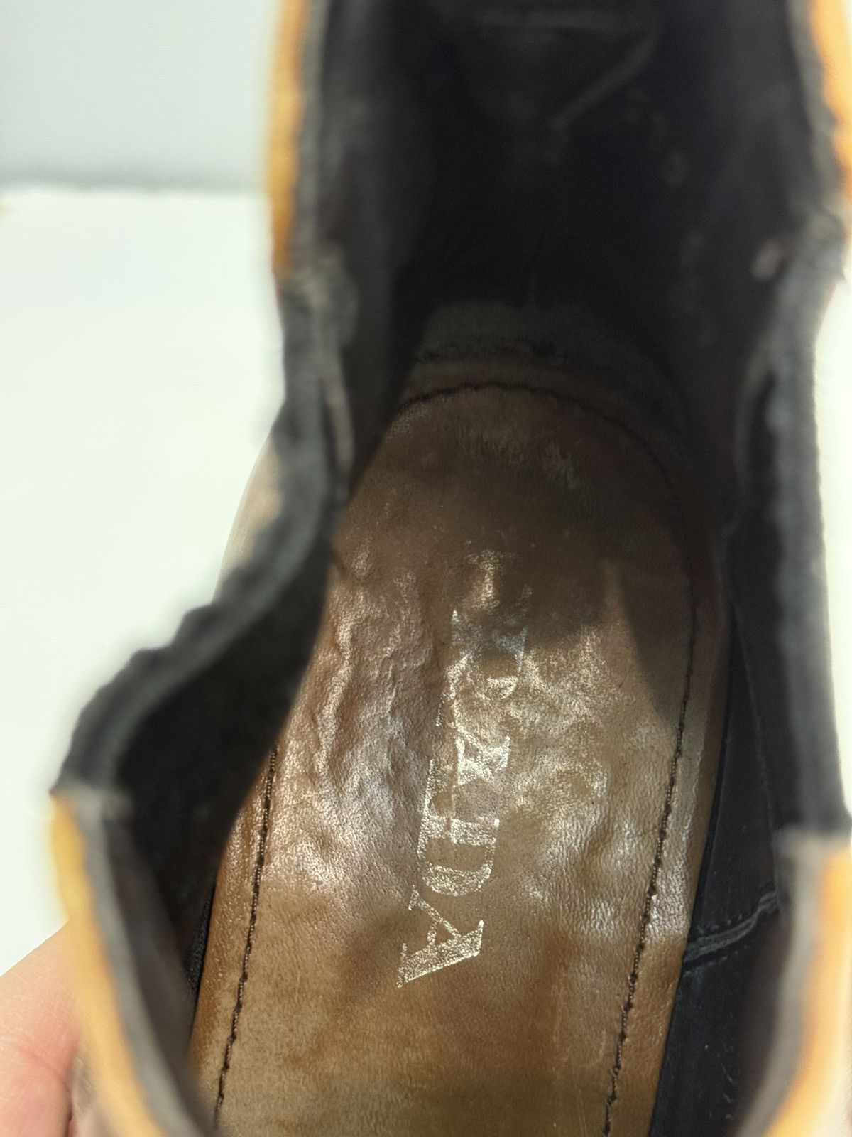 Prada Prada Leather Chelsea Boots Size US 6 / EU 39 - 7 Thumbnail