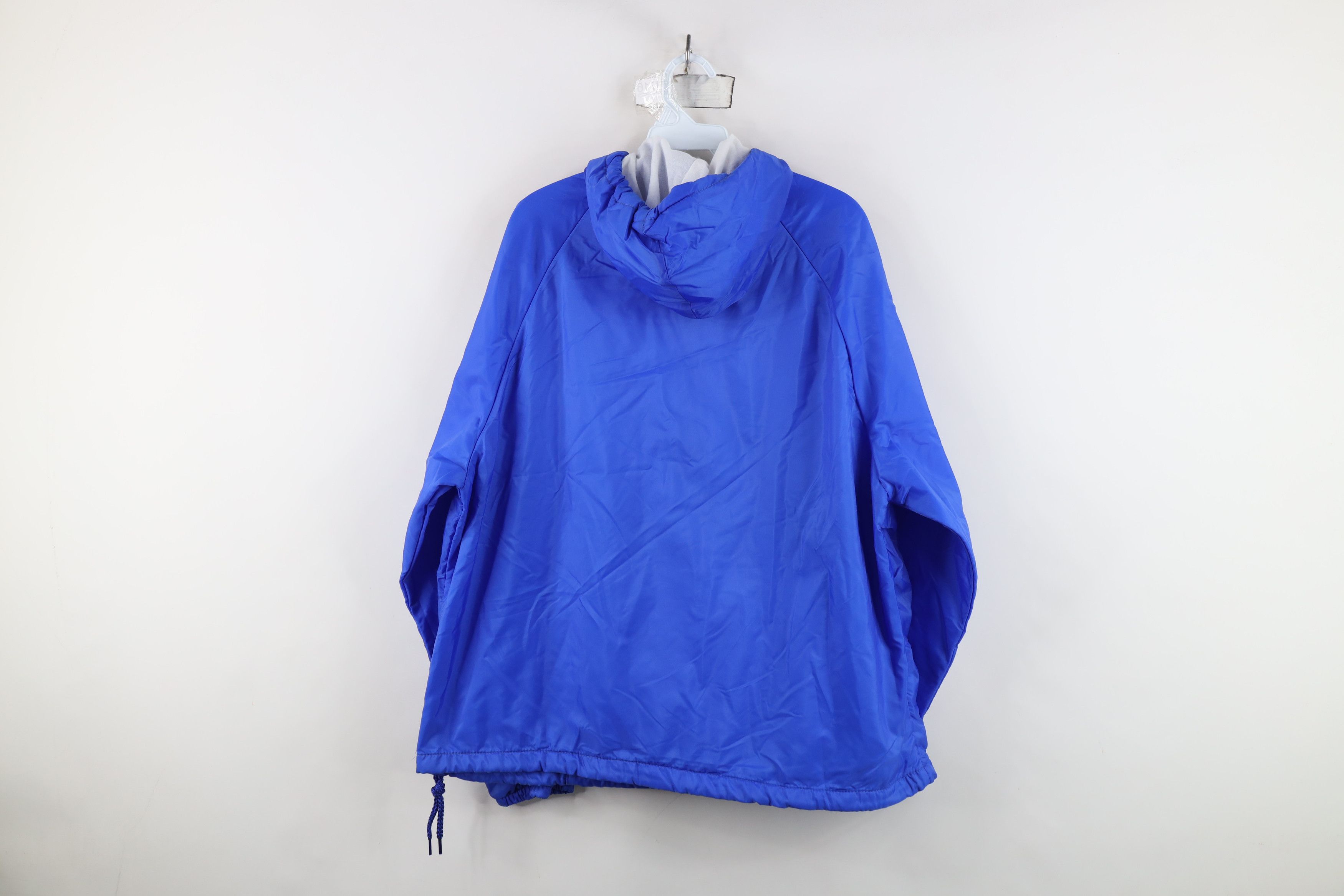 Vintage Vintage 90s Streetwear Anorak Windbreaker Jacket Blue USA Size US L / EU 52-54 / 3 - 14 Thumbnail