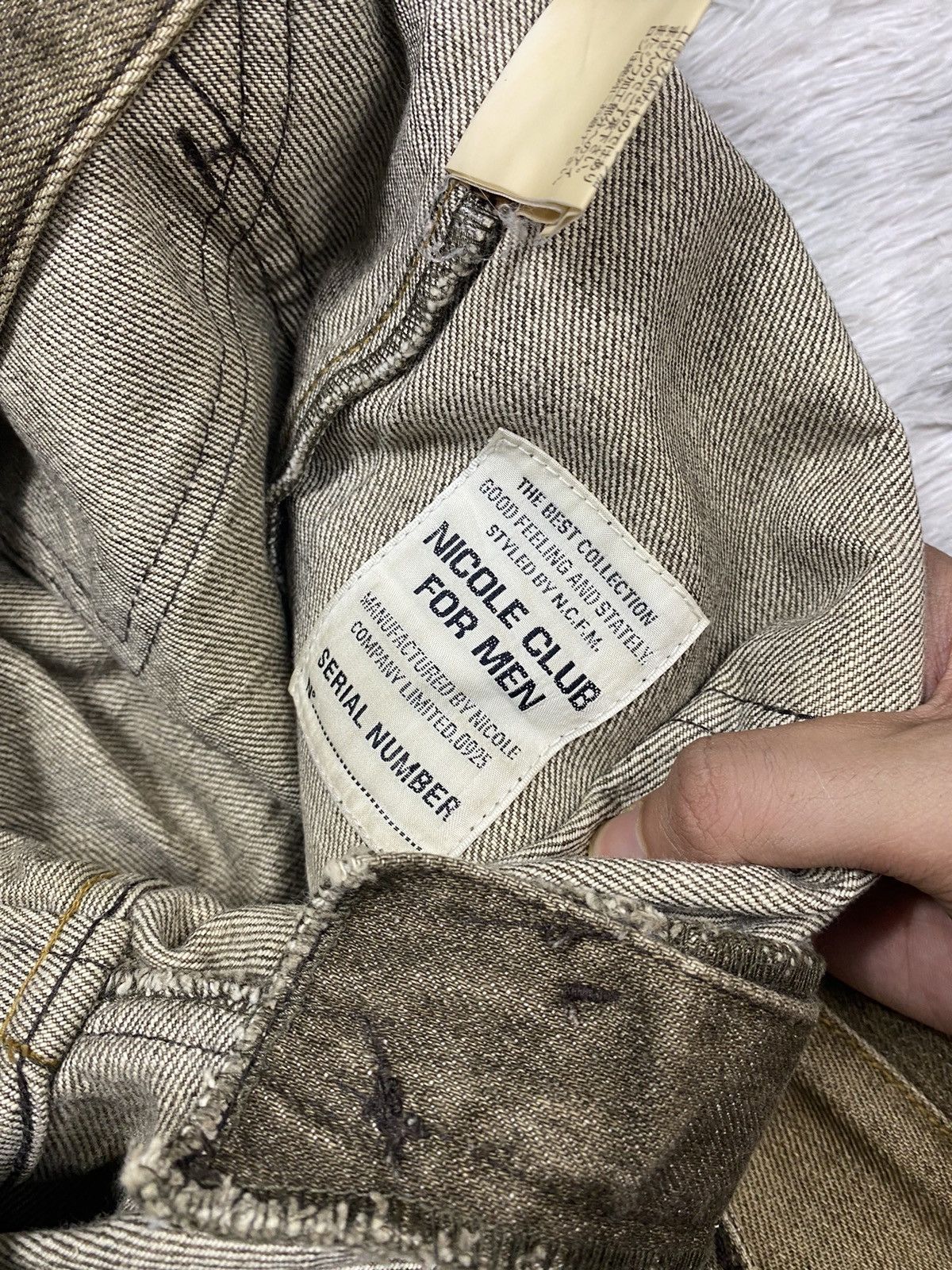 Japanese Brand Rare Nicole Club For Men Snake Pocket Jeans Size US 34 / EU 50 - 8 Thumbnail