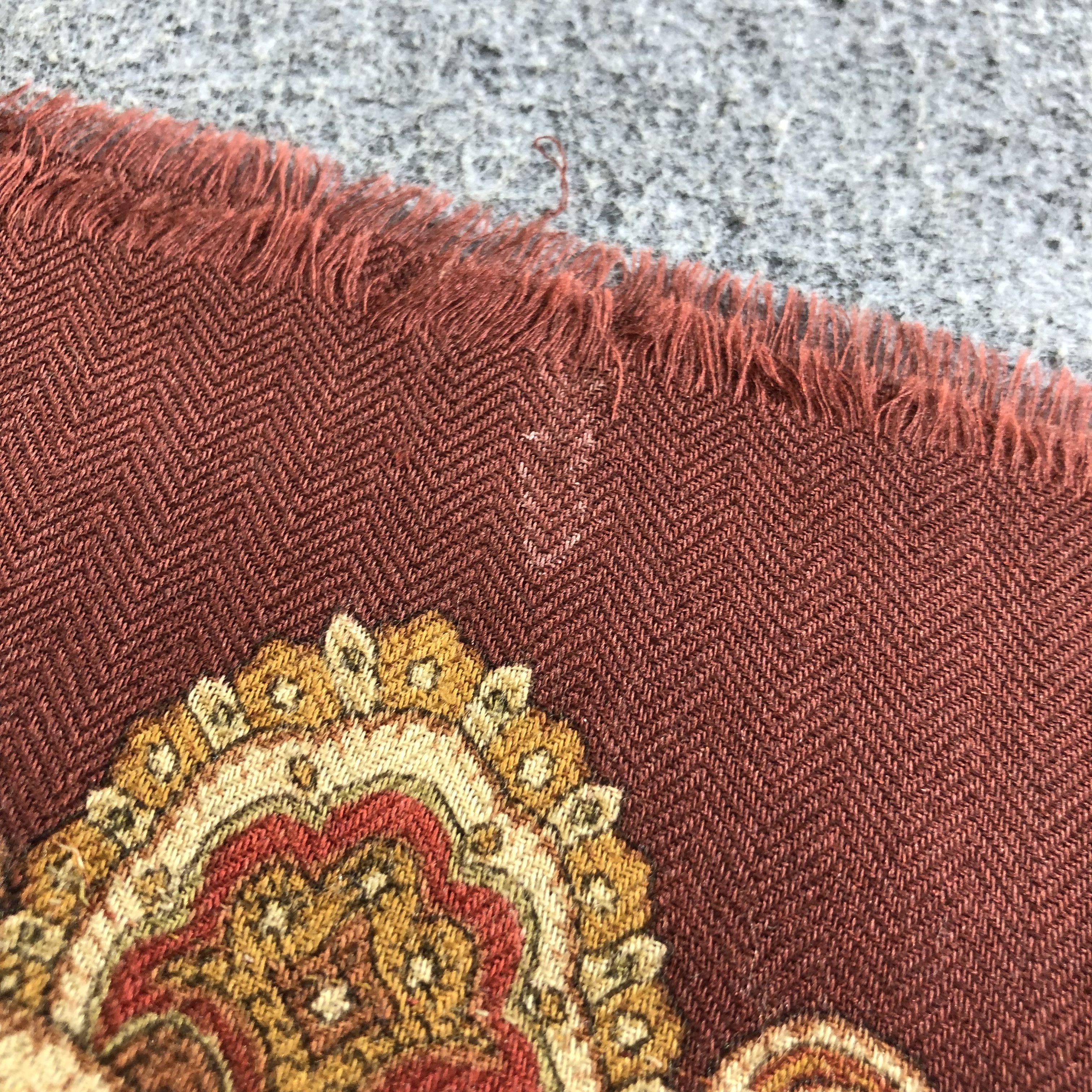 Vintage Top Kapi Wool/Silk Scarf Muffler Stole V1974 Size ONE SIZE - 11 Thumbnail