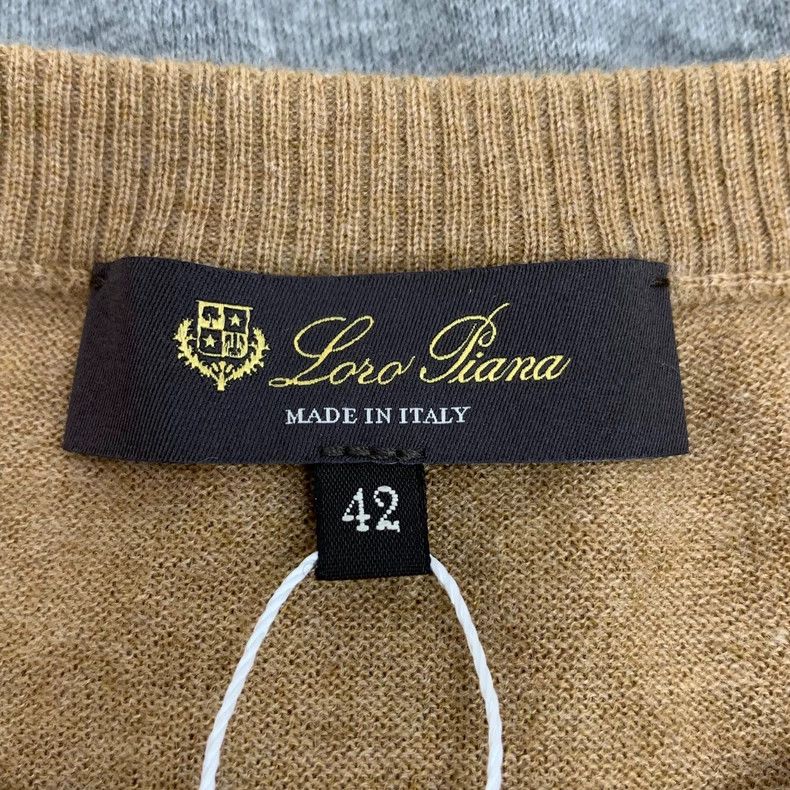 Loro Piana LORO PIANA Gray Cashmere Crewneck Long Sleeve Sweater Size S / US 4 / IT 40 - 5 Thumbnail
