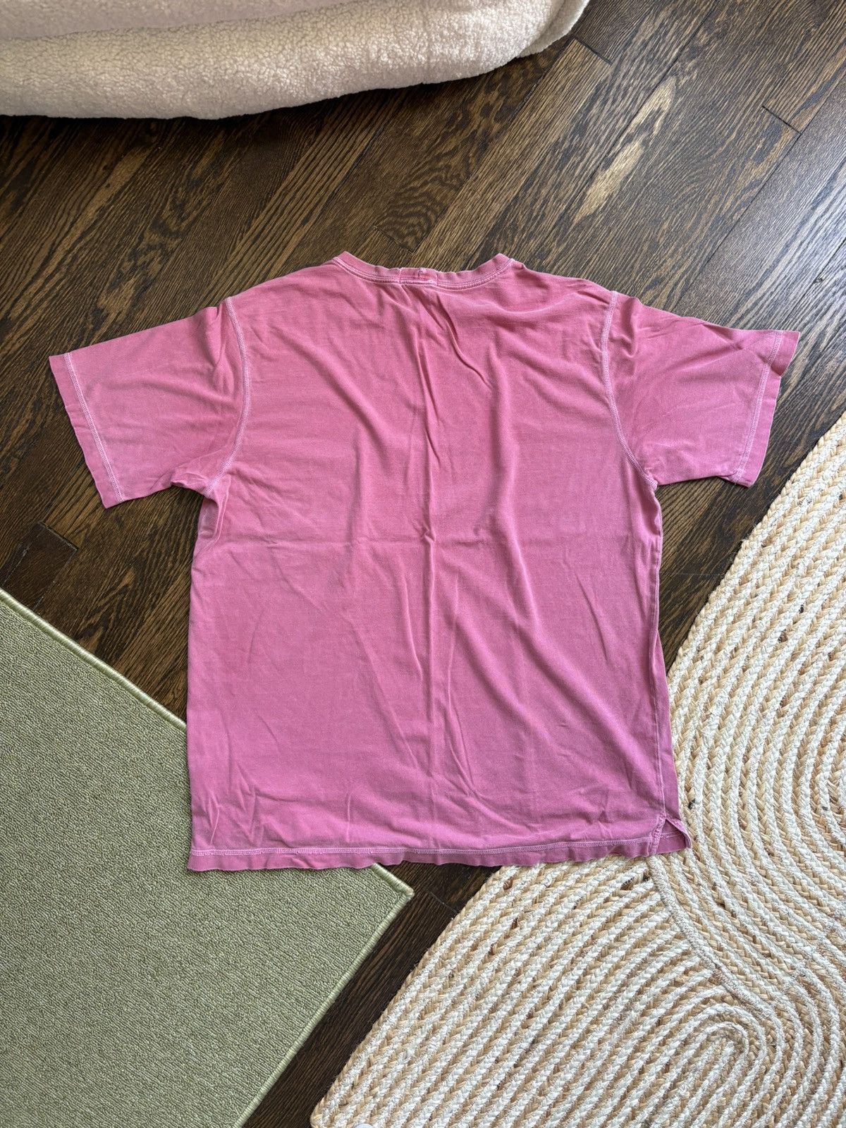 Lands' End Lands End Pink Distressed Pocket Tee Size US L / EU 52-54 / 3 - 2 Thumbnail