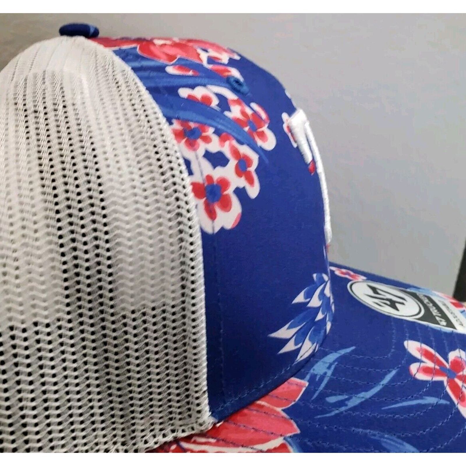47 Texas Rangers Hat Floral '47 Trucker Mesh Snapback '47 Brand Size ONE SIZE - 2 Thumbnail