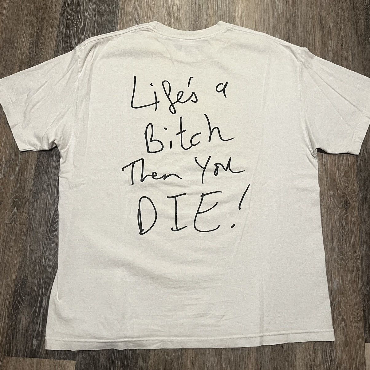 Damien Hirst × Supreme Supreme Damien Hirst Box Logo Tee life’s a bitch t shirt Size US XL / EU 56 / 4 - 15 Thumbnail