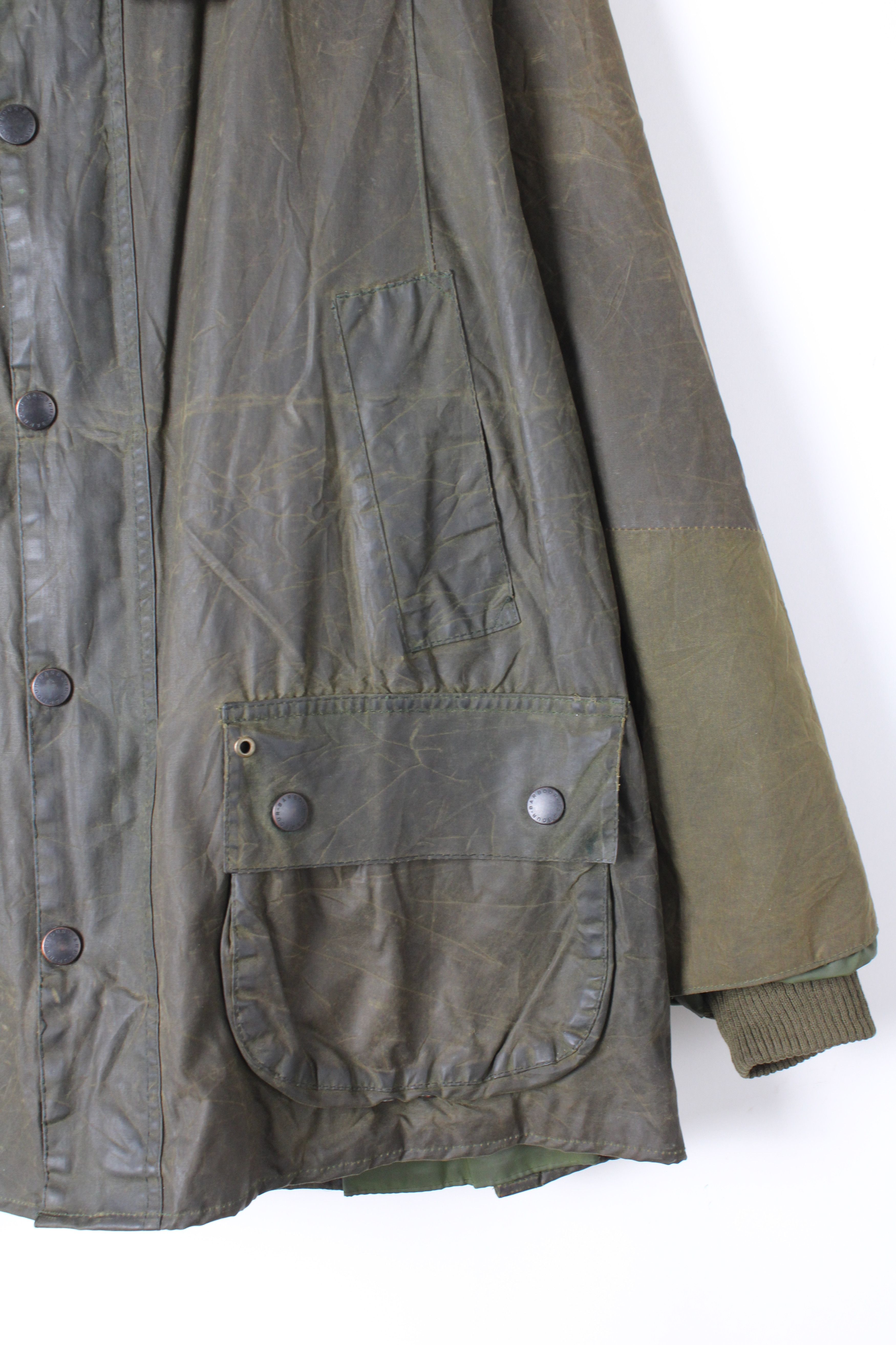 Barbour Barbour Bedale Wax Jacket Green C44 Medium Large Size US L / EU 52-54 / 3 - 3 Thumbnail