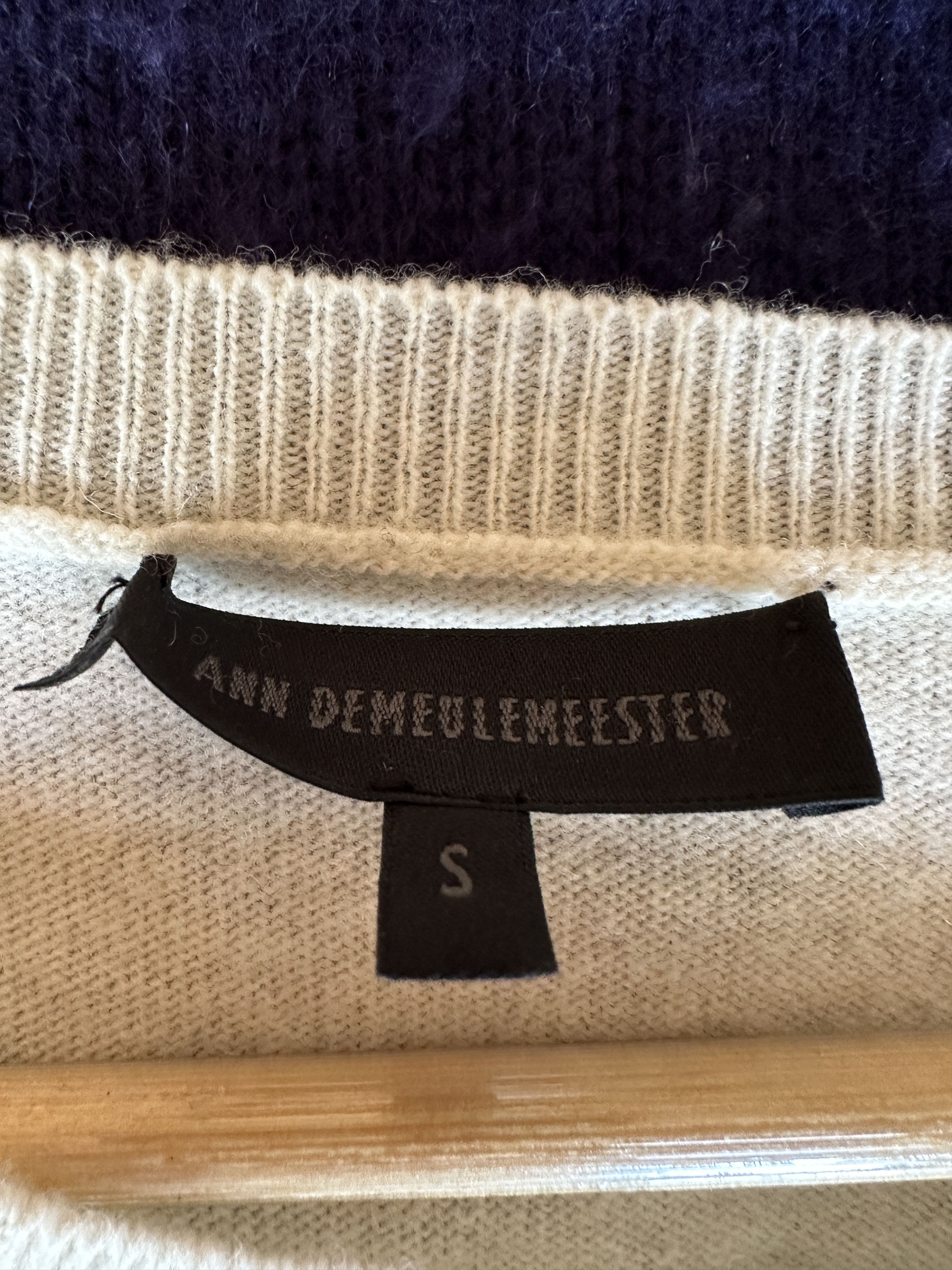 Ann Demeulemeester Ann Demeulemeester Oversized Wool Sweater Size US M / EU 48-50 / 2 - 3 Thumbnail