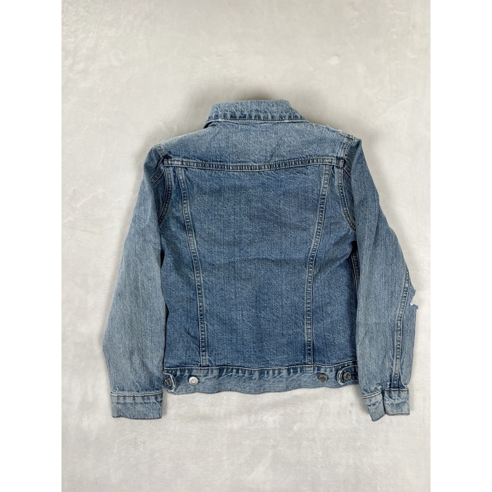 Lucky Brand Lucky Brand Tomboy Trucker Denim Jacket Women's Size XS Dist Size XS / US 0-2 / IT 36-38 - 7 Thumbnail